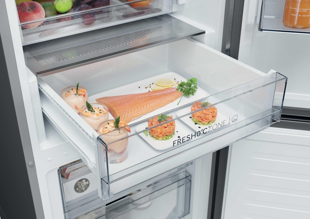 Haier Kühl-/Gefrierkombination »HDPR3620ANPD« 205 cm hoch 59,5 cm breit Energieeffizienzklasse A (Skala A bis G)