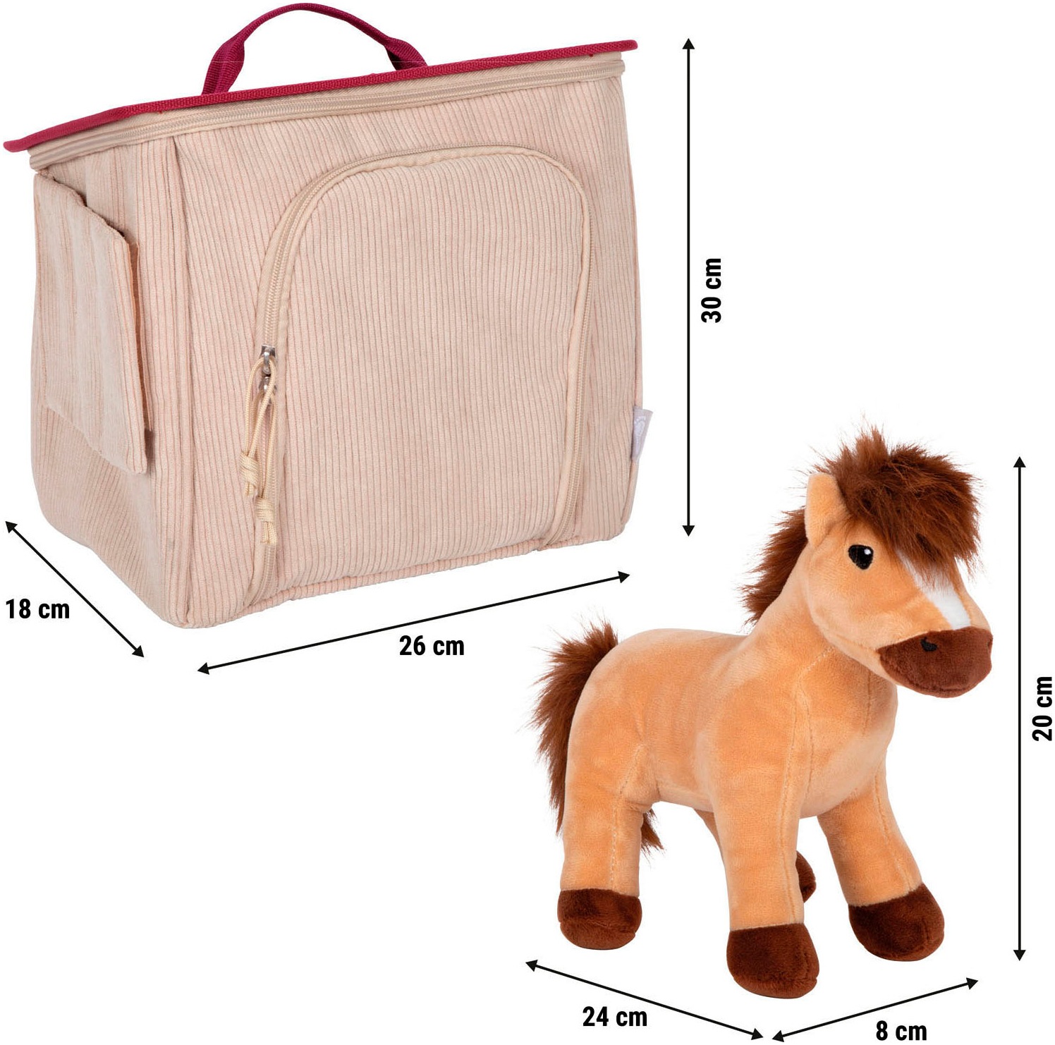 Small Foot Spielwelt »Spielset Pferd mit Stall und Zubehör«