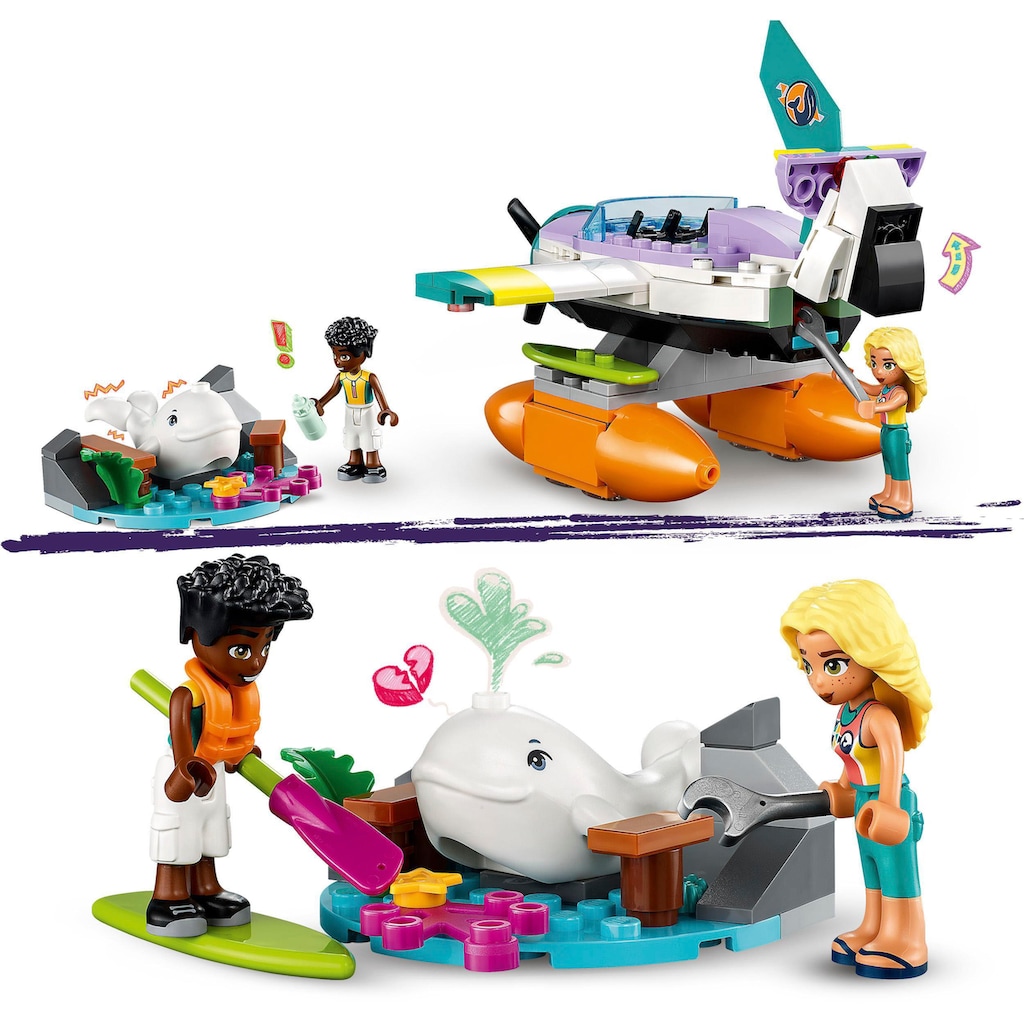 LEGO® Konstruktionsspielsteine »Seerettungsflugzeug (41752), LEGO® Friends«, (203 St.)