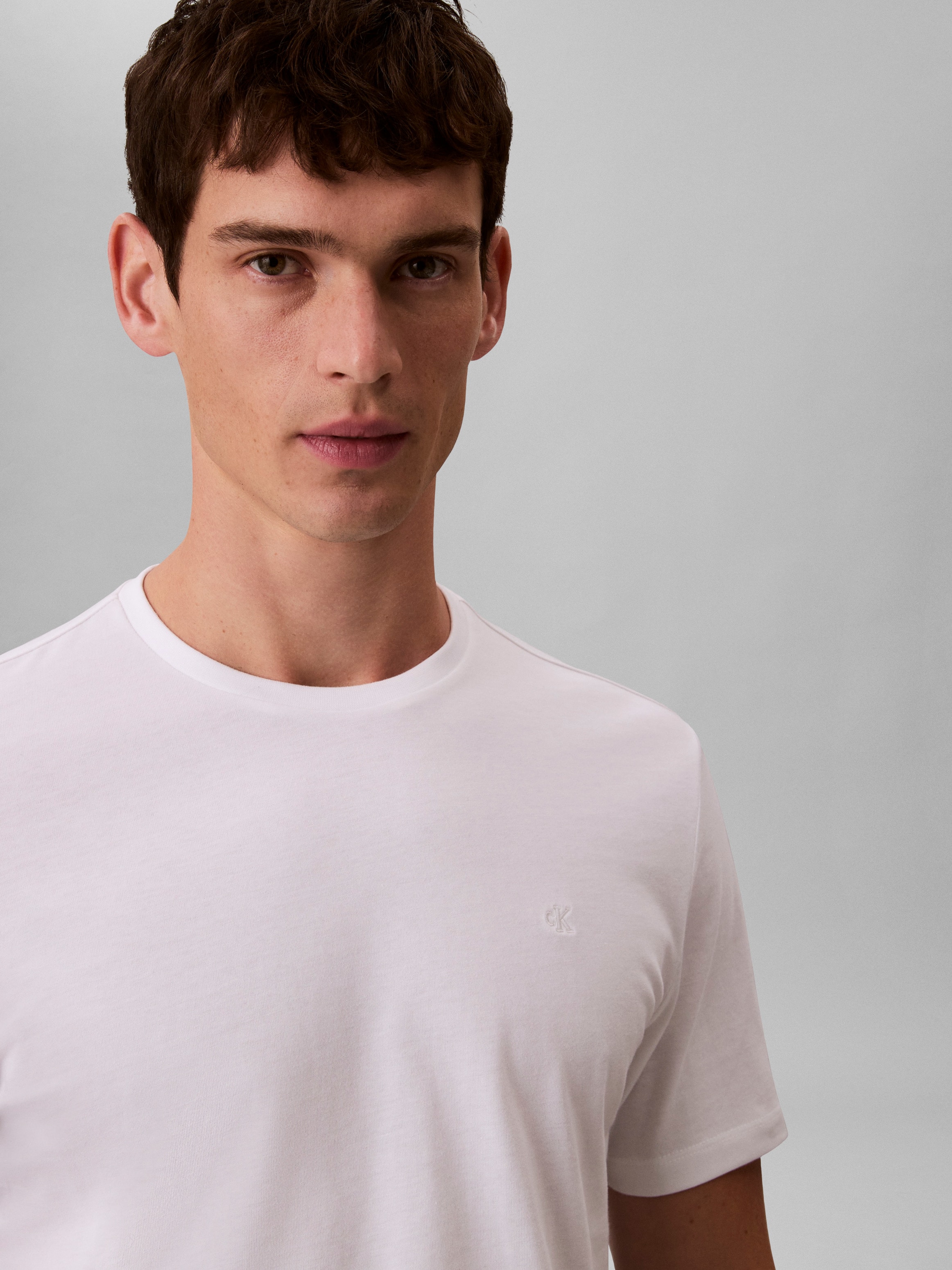 Calvin Klein Jeans T-Shirt »CLASSIC MONOGRAM« regular fit, Rundhalsausschnitt