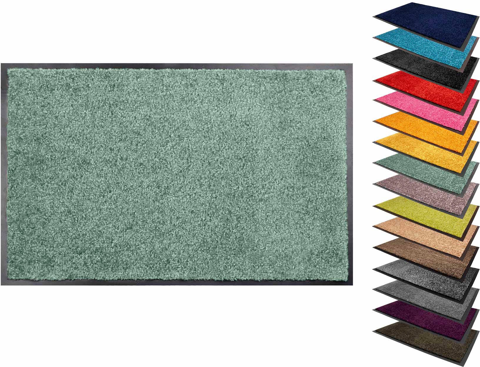 Fußmatte Textil in und bequem Primaflor-Ideen bestellen waschbar rechteckig, Uni-Farben, Schmutzfangmatte, schnell UV-beständig, »Schmutzfangmatte PRO«, CLEAN