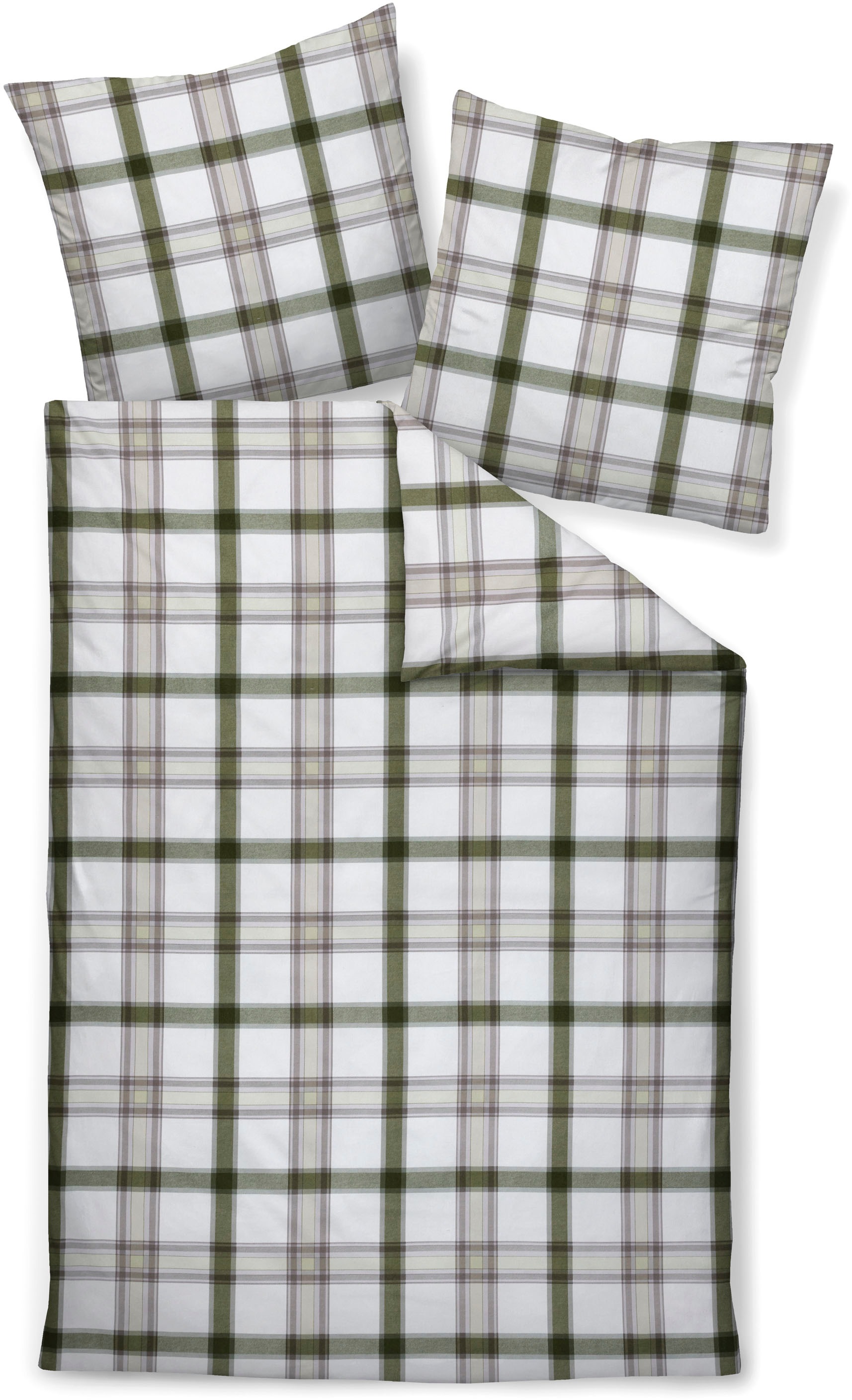Janine Bettwäsche »Soft-Cotton71002 0«, mit Reissverschluss günstig online kaufen