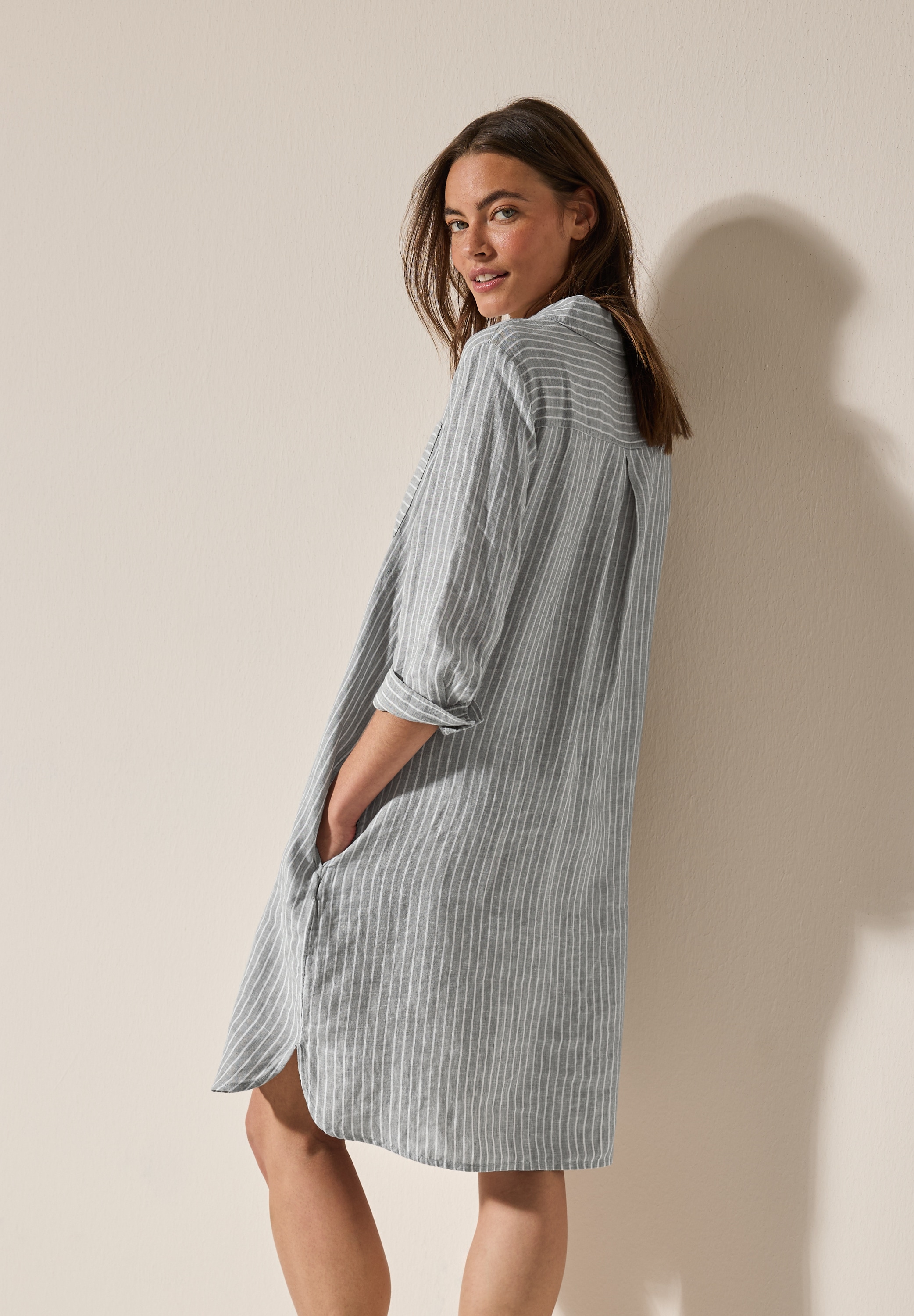 Cecil Blusenkleid, mit 3/4-Arm und im Streifen-Look