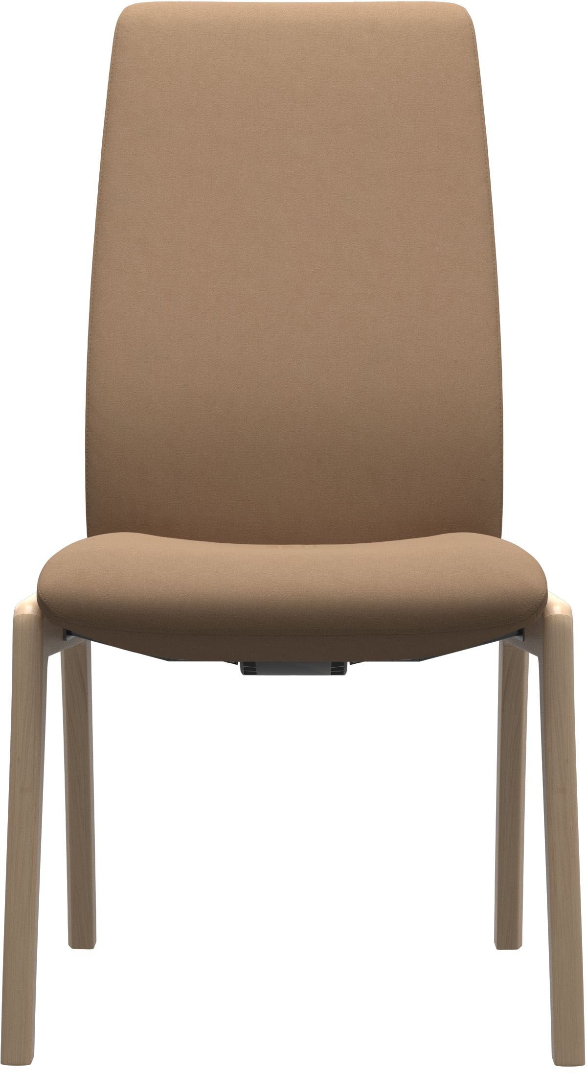 Stressless® Polsterstuhl »Laurel«, Microfaser DINAMICA, High Back, Größe L, mit abgerundeten Beinen in Walnuss