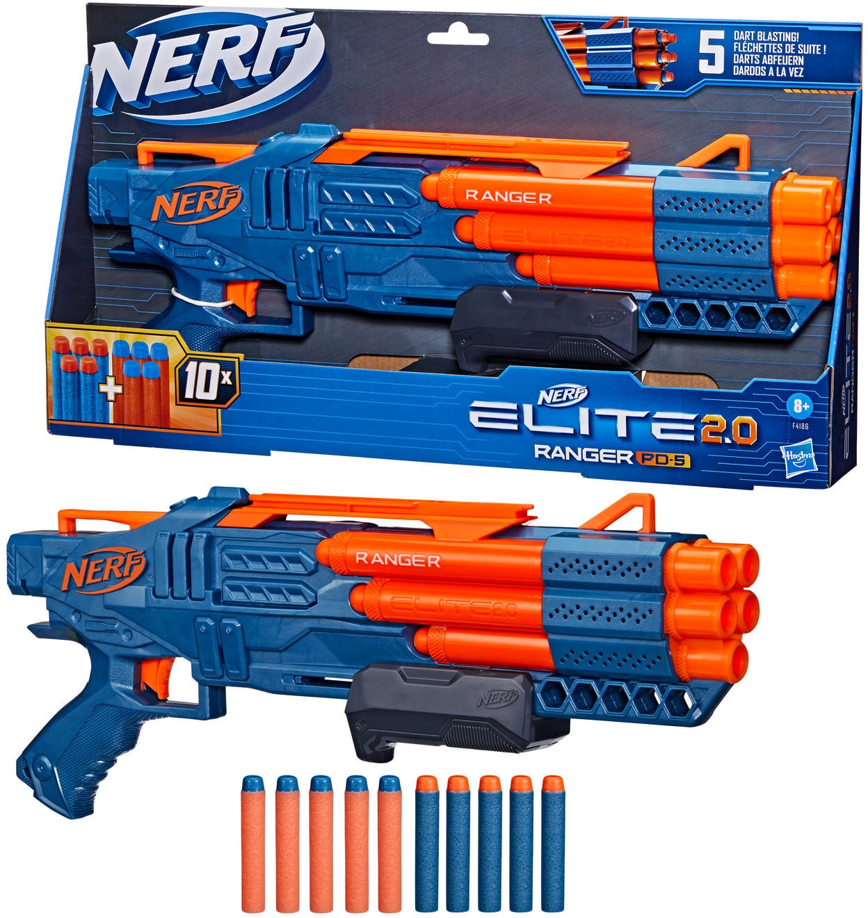 Hasbro Blaster »Nerf Elite 2.0 Ranger PD-5«