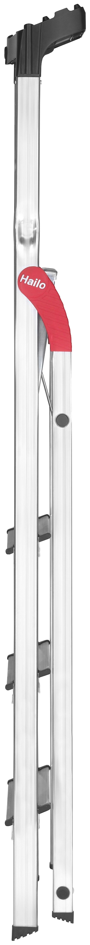 Hailo Stehleiter »L60 StandardLine«, Alu-Sicherheits-Stehleiter 4 Stufen