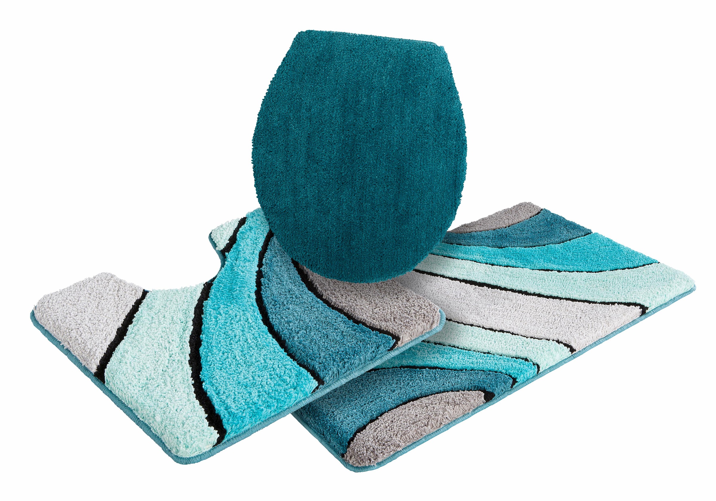 my home Badematte »Josie, Badvorleger, Badezimmer Teppich«, rutschhemmend b günstig online kaufen