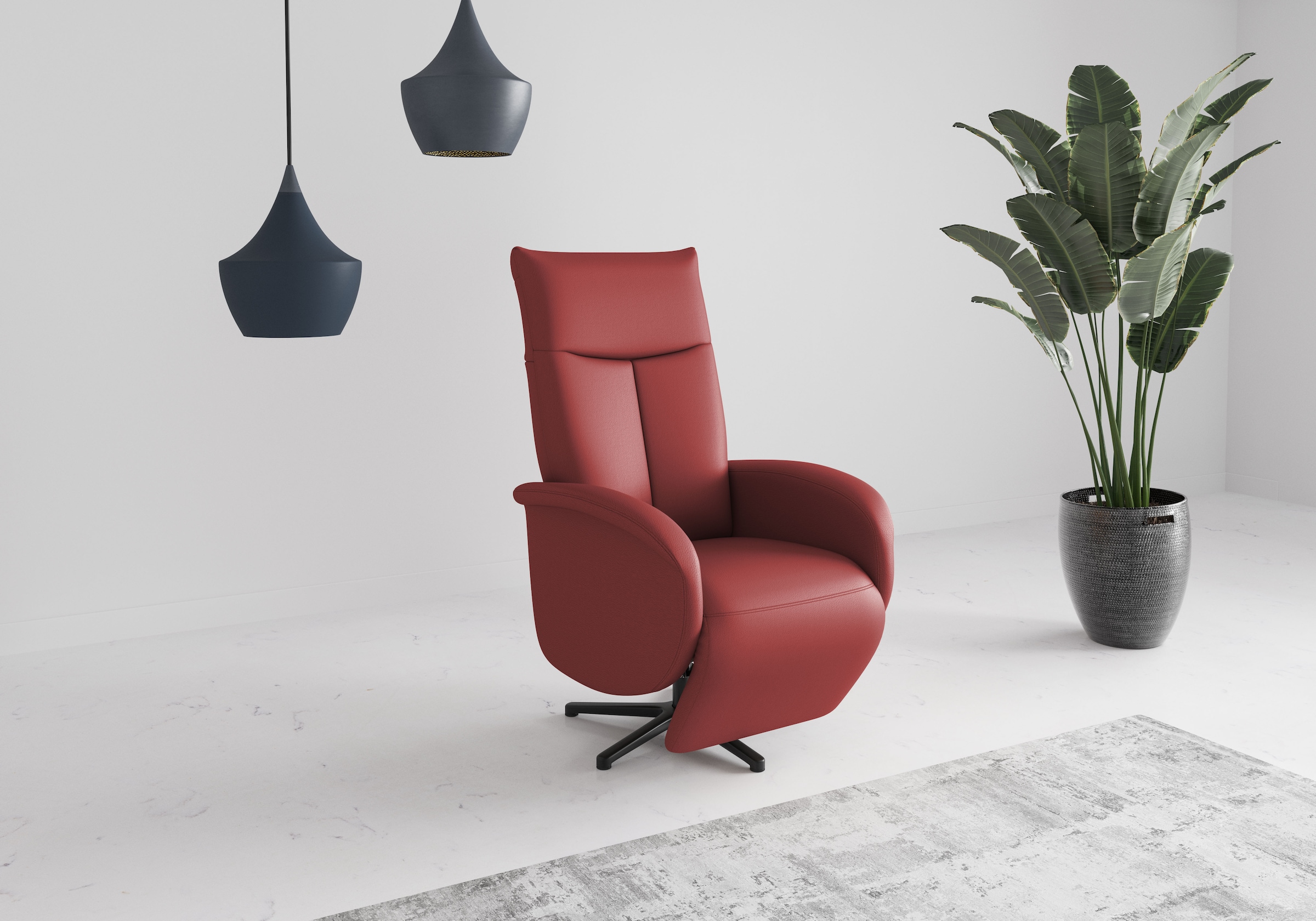 sit&more TV-Sessel »Juma, inkl. Drehfunktion & Kopfteilverstellung« Höhe Ar günstig online kaufen