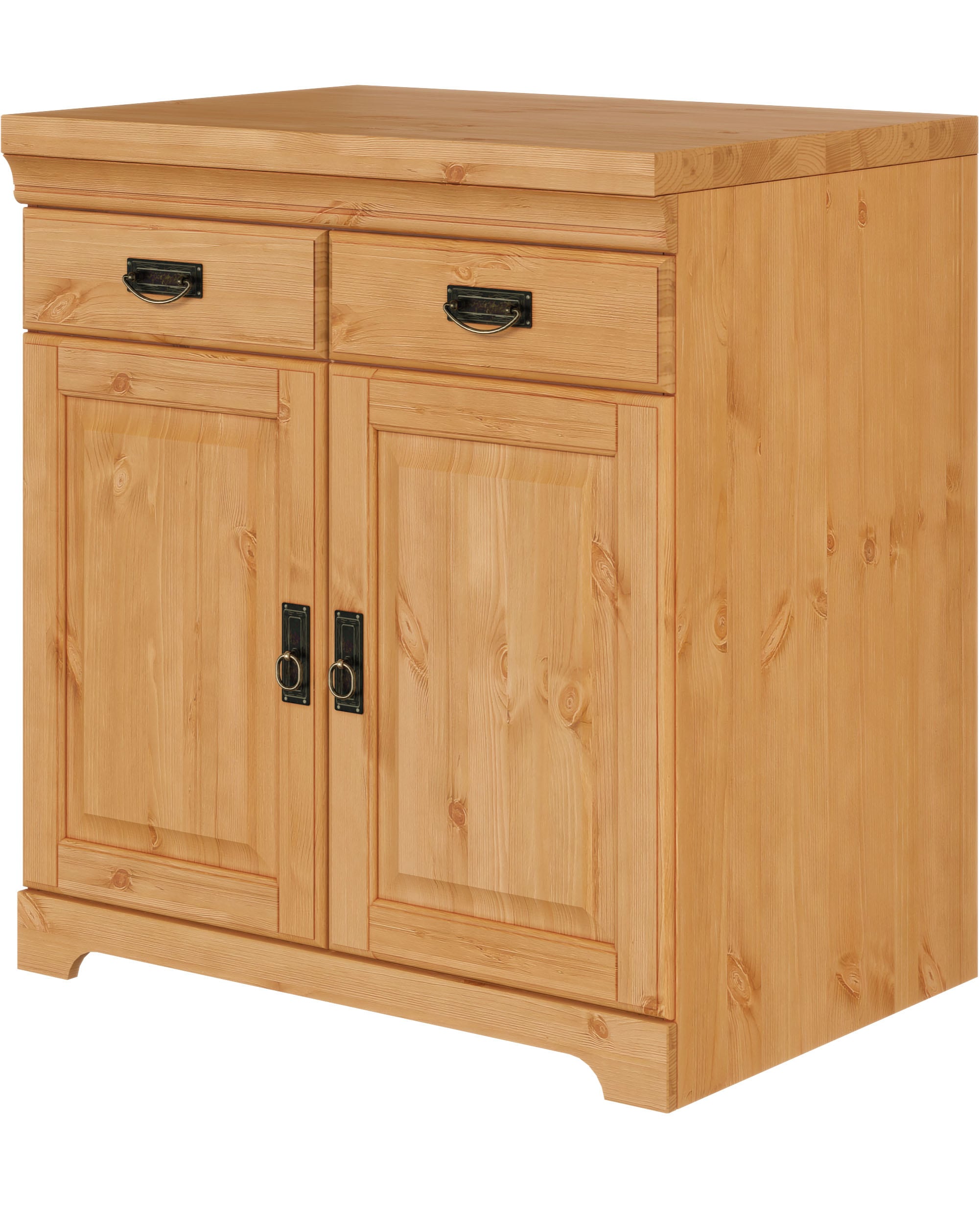 Home affaire Spülenschrank »Rügen«, Breite 80 cm, Kiefer massiv, mit 2 Türen
