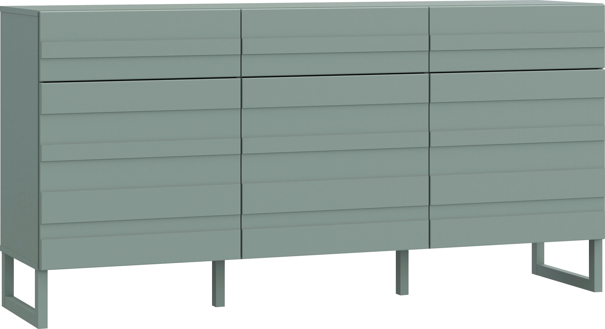 Sideboard, Salbei B/H/T: 164,6 cm x 82,4 cm x 41,6 cm