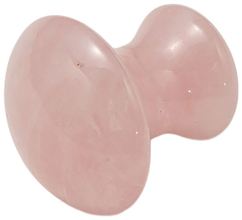 Firetti Massagestein »Geschenk Edelstein Farbstein Halbedelstein Walze«, (1 tlg.), Made in Germany - Rosenquarz