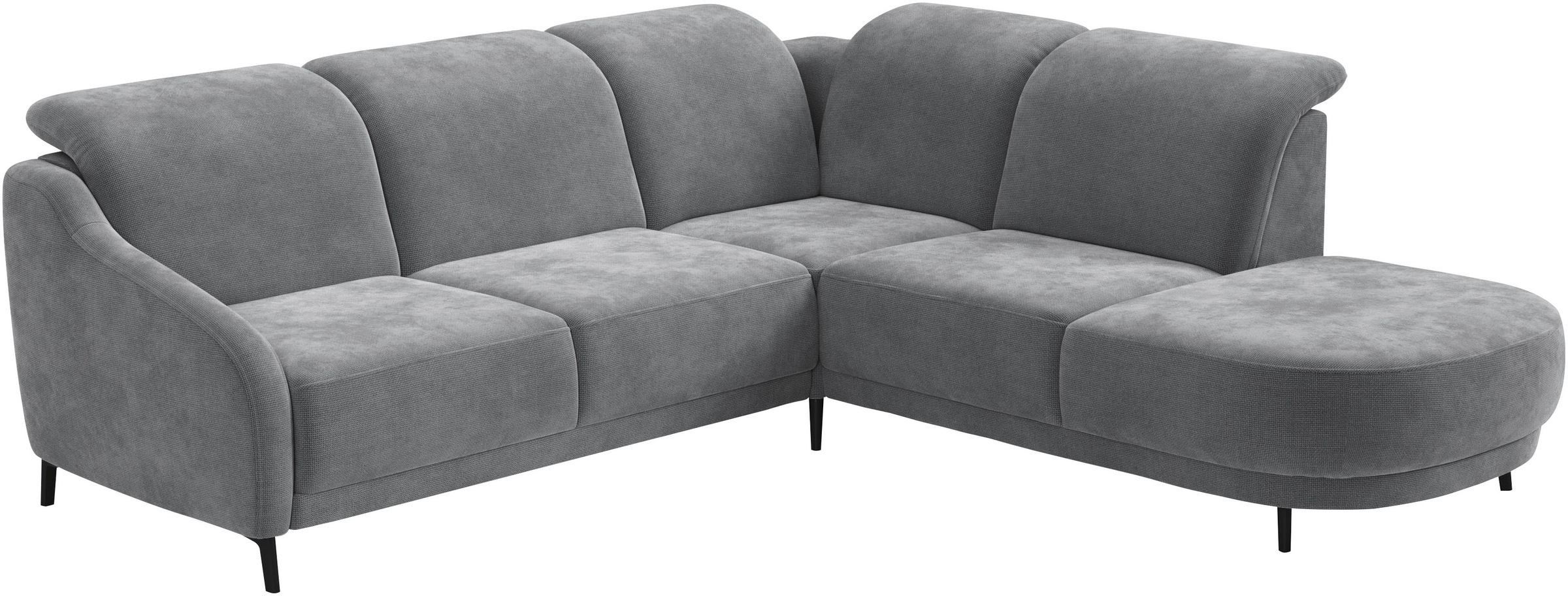 sit&more Ecksofa »Blues L-Form«, wahlweise mit Klapptisch und USB