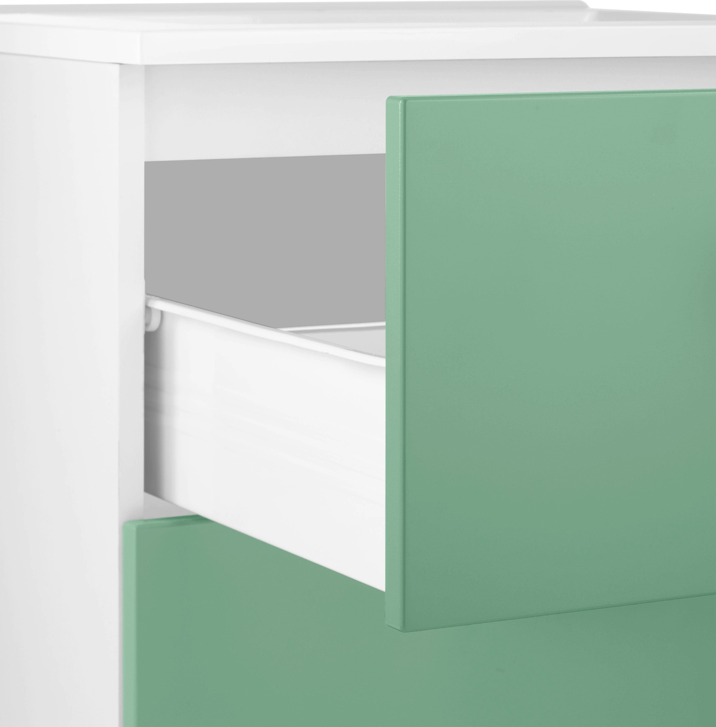 welltime Waschbeckenunterschrank »Ribera«, Badmöbel, Waschtisch inkl. Waschbecken, Breite 60 cm