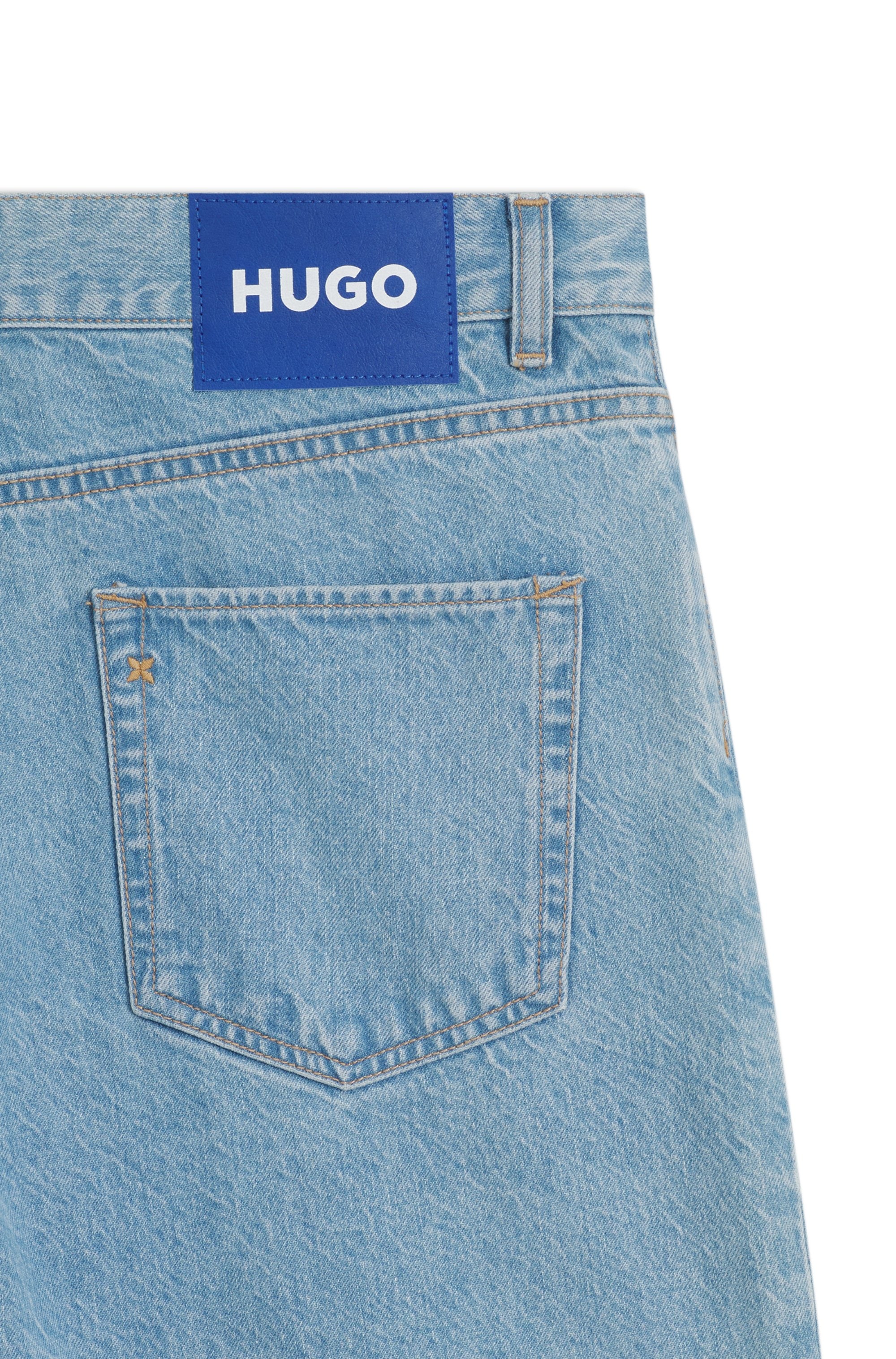 HUGO Blue Jeansshorts »Skate« Straight Fit