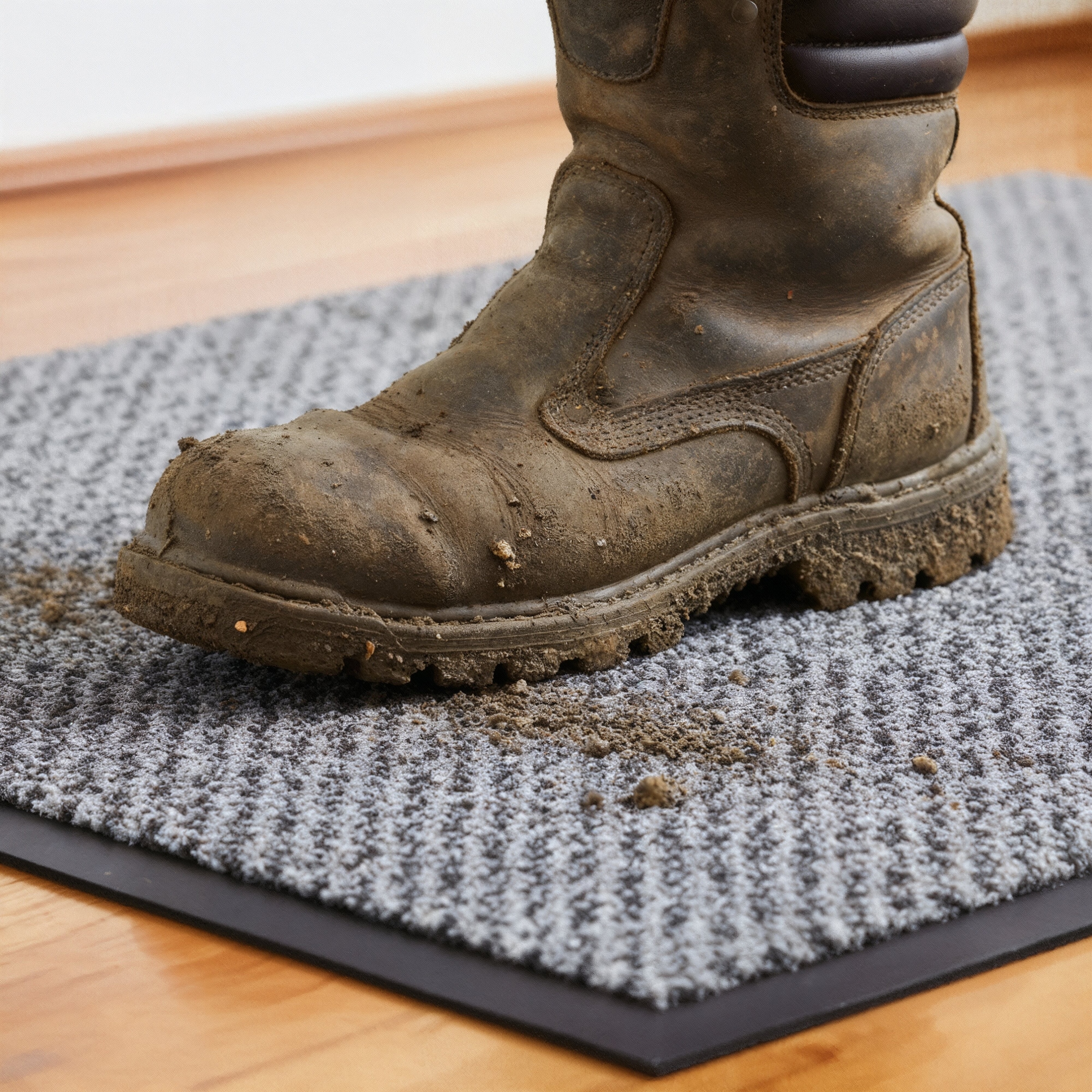 OTTO home Fußmatte »Tarron, Schmutzfangmatte Indoor, für Hausflur und Eingangsbereiche« rechteckig 5 mm Höhe Eingangsmatte, rutschfeste Unterseite, meliert