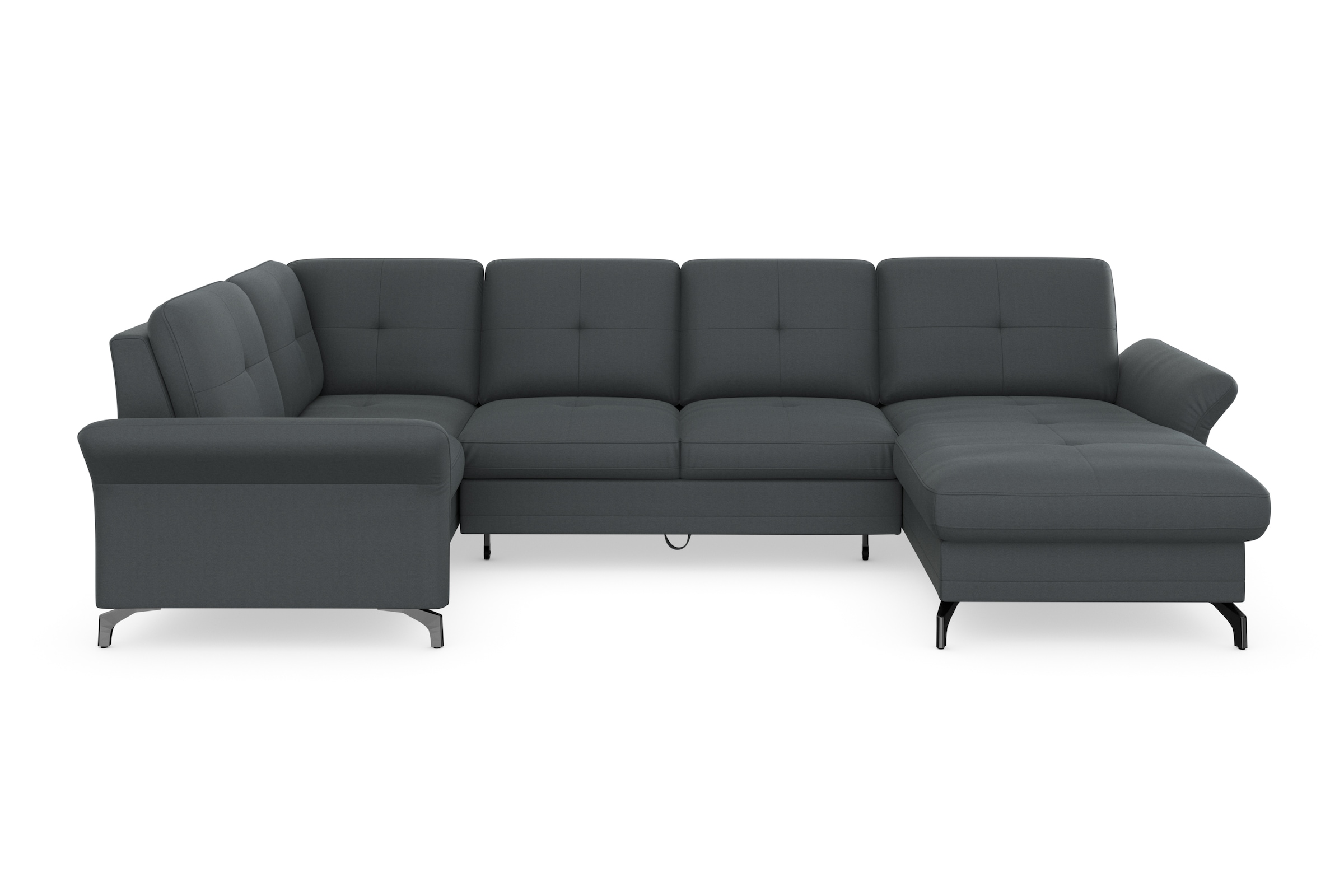 Home affaire Wohnlandschaft »Calando U-Form« wahlweise mit Bettfunktion, Be günstig online kaufen