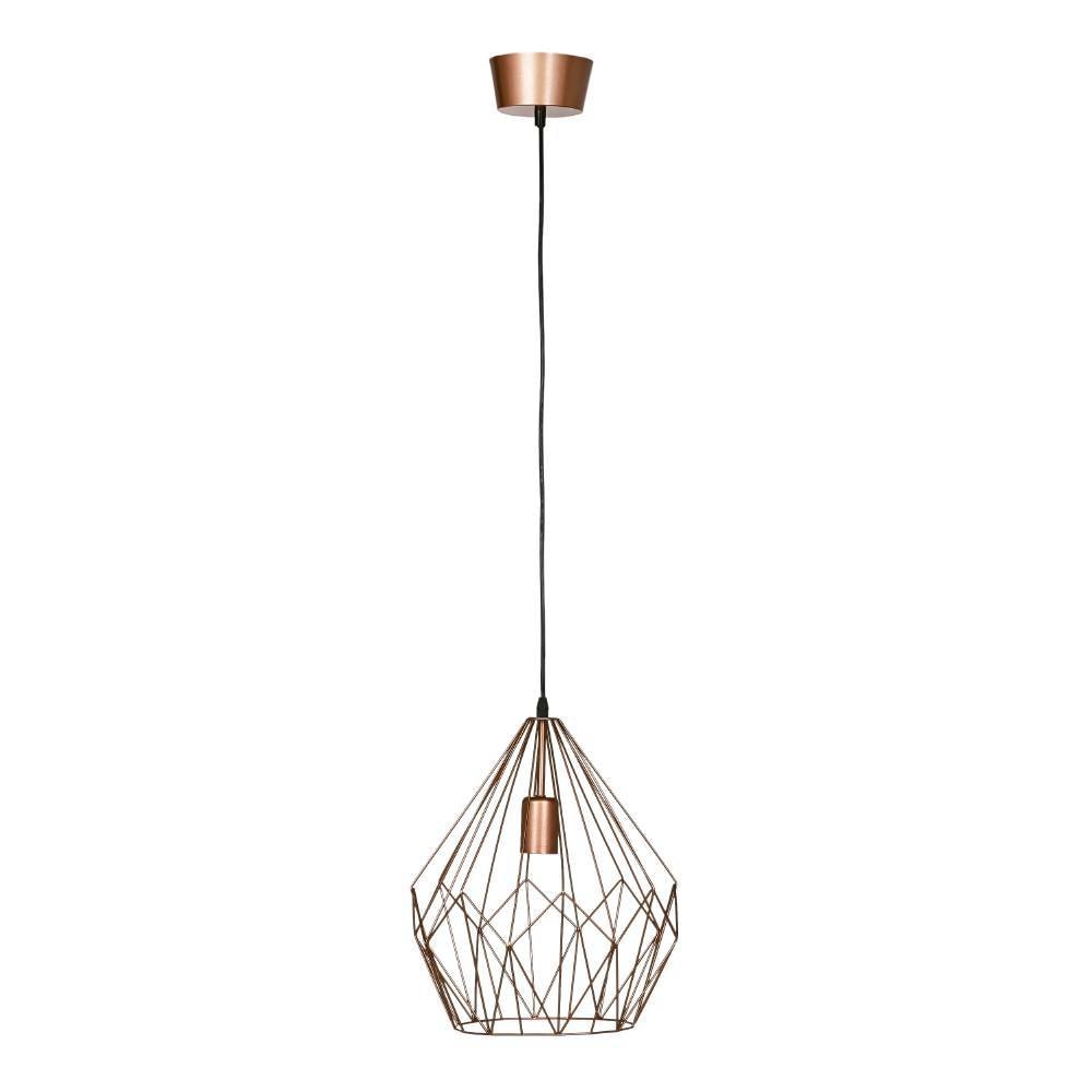 EGLO Pendelleuchte »CARLTON Hängeleuchte, Kupfer, Stahl, exkl. Leuchtmittel, Retro«, 1 flammig, Leuchtmittel E27 | ohne Leuchtmittel, Vintage Pendellampe, 1 flammig, Drahtgeflecht, Industrial, 110x31cm