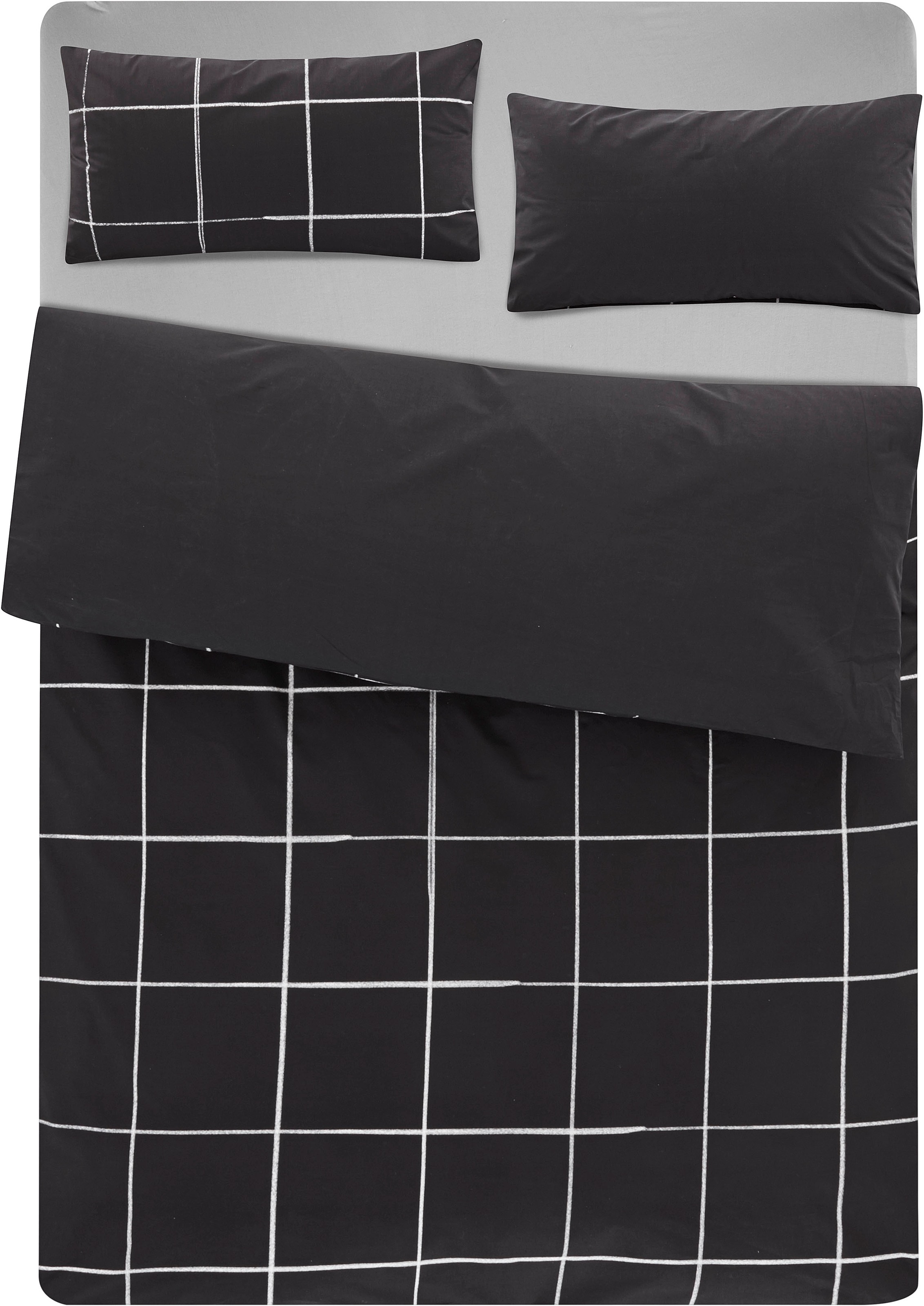 OTTO home Wendebettwäsche »Nature in Gr. 135x200 oder 155x220 cm«, Bettwäsc günstig online kaufen