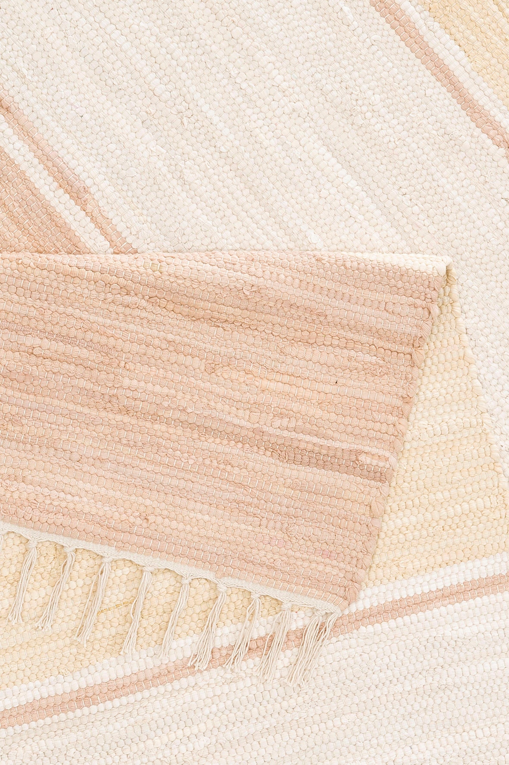 5. Bild von Home affaire Teppich »Merle«, rechteckig, Flachgewebe, gestreift, handgewebt, beidseitig verwendbar, mit Fransen