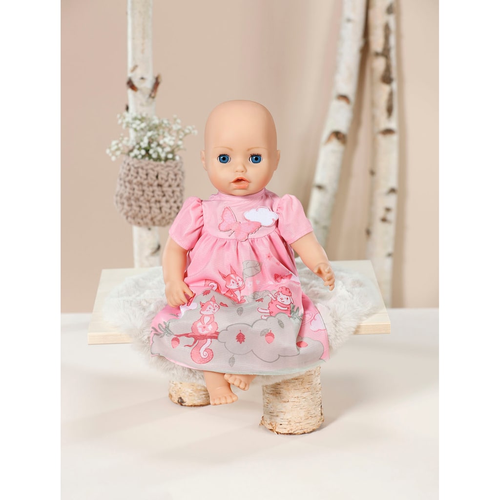 Baby Annabell Puppenkleidung »Kleid rosa Eichhörnchen, 43 cm«