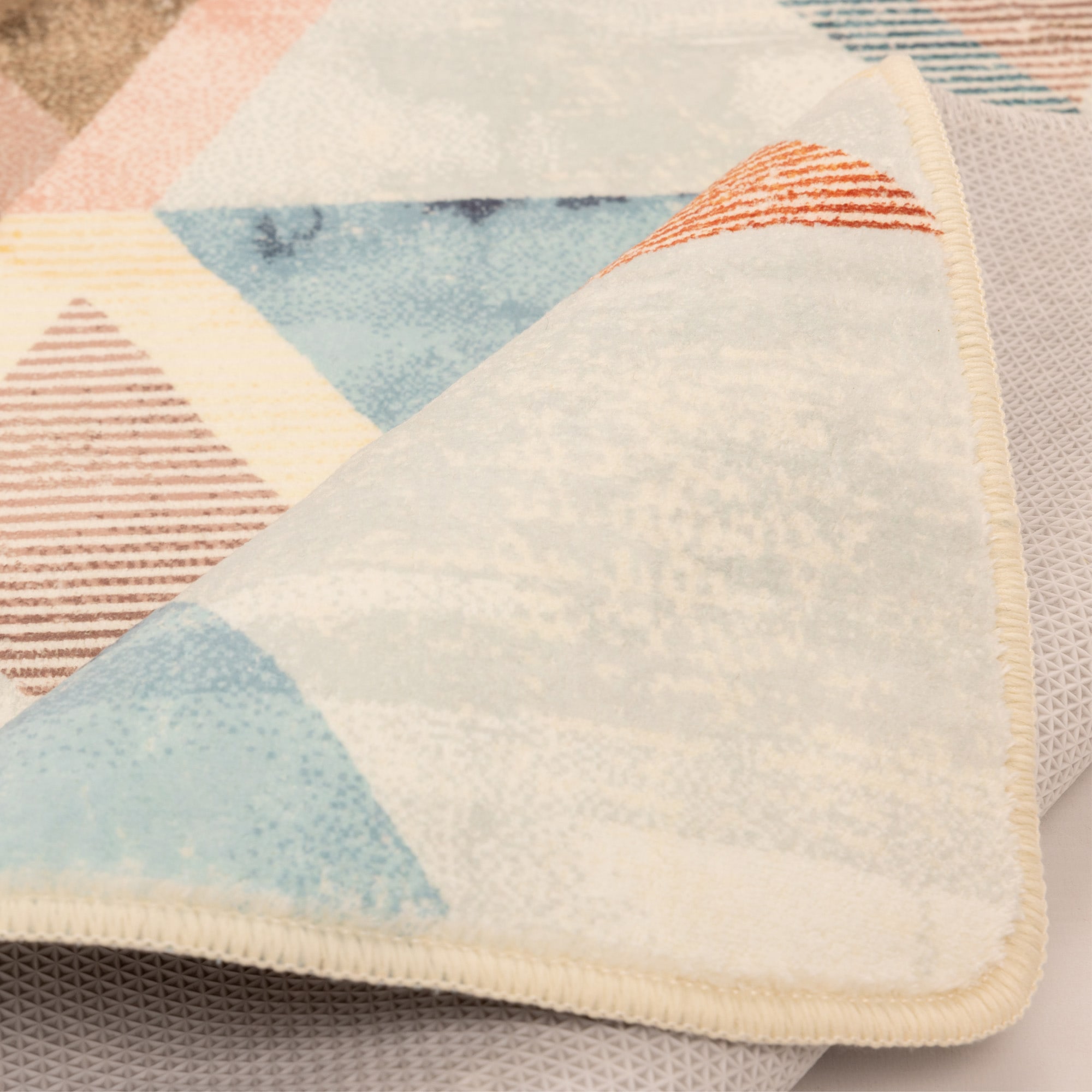 Gino Falcone Badematte »Aquata GF-166, Badvorleger, Badezimmer Teppich« Höhe 5 mm rutschhemmend beschichtet fußbodenheizungsgeeignet Badteppich, bedruckt, modernes Design, rechteckig