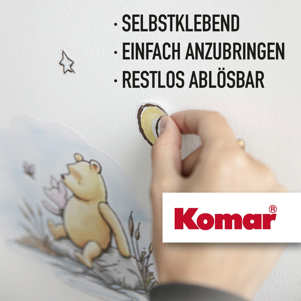 Komar Wandtattoo »Clone Wars Showdown - Größe 100 x 70 cm«, (6 St.), selbstklebend, Wandsticker, Kinderzimmer