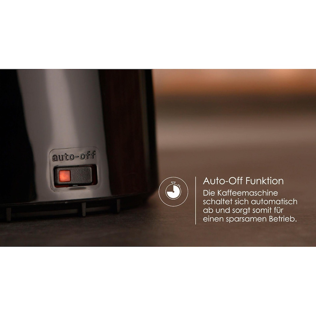 Melitta Filterkaffeemaschine »Enjoy Therm 1017-06 schwarz«, 1,1 l Kaffeekanne, Papierfilter, 1x4