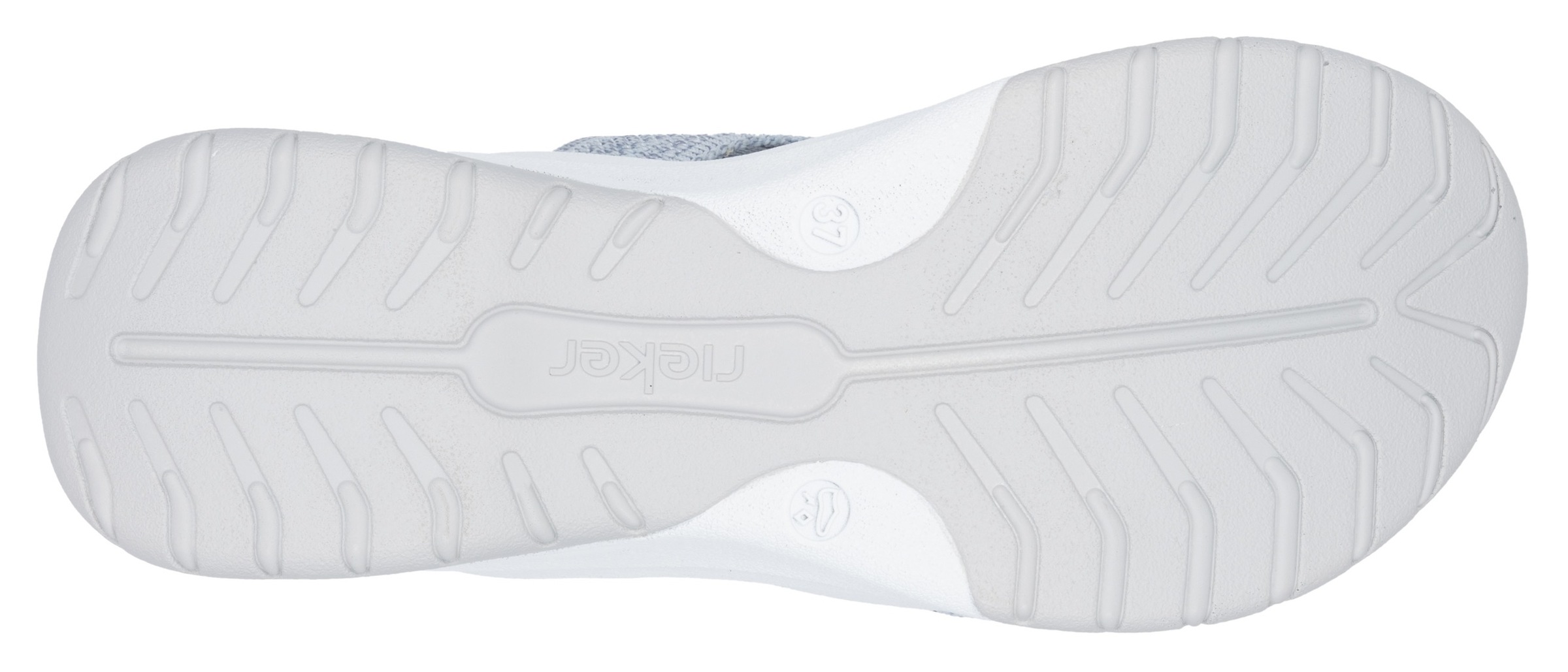 RIEKER Sport Pantolette »vegan«, Sommerschuh, Hausschuh, Keilabsatz, in der Maschine waschbar