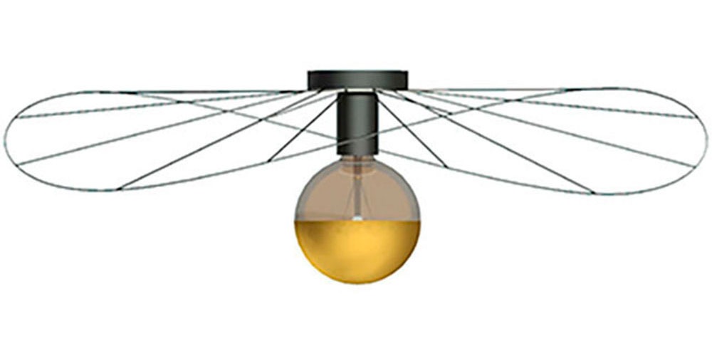 SOLLUX lighting Deckenleuchte »Eskola«, 1 flammig, Leuchtmittel E27   ohne günstig online kaufen