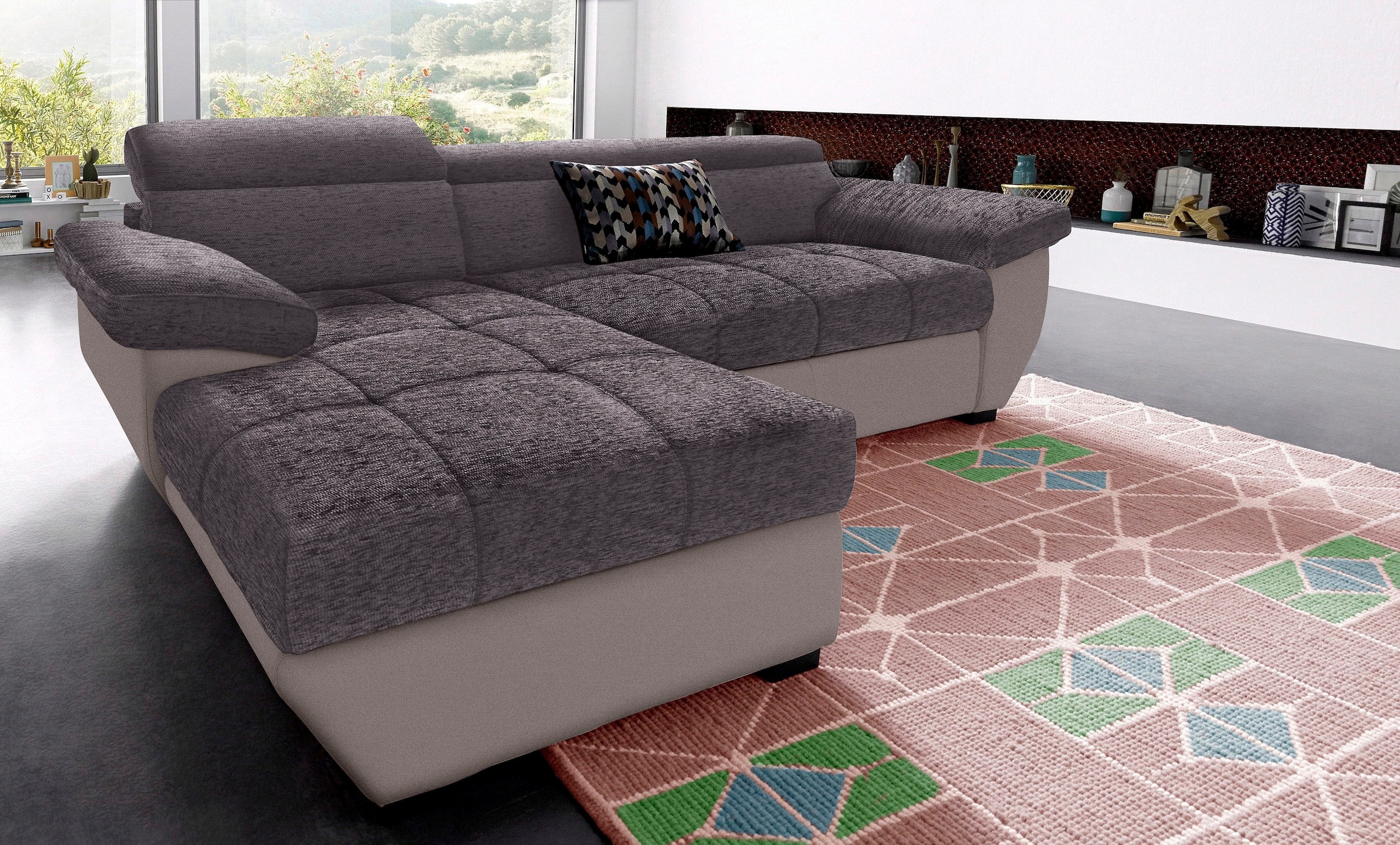 COTTA Polstergarnitur »Speedway L-Form«, (Set), Set bestehend aus: Ecksofa günstig online kaufen