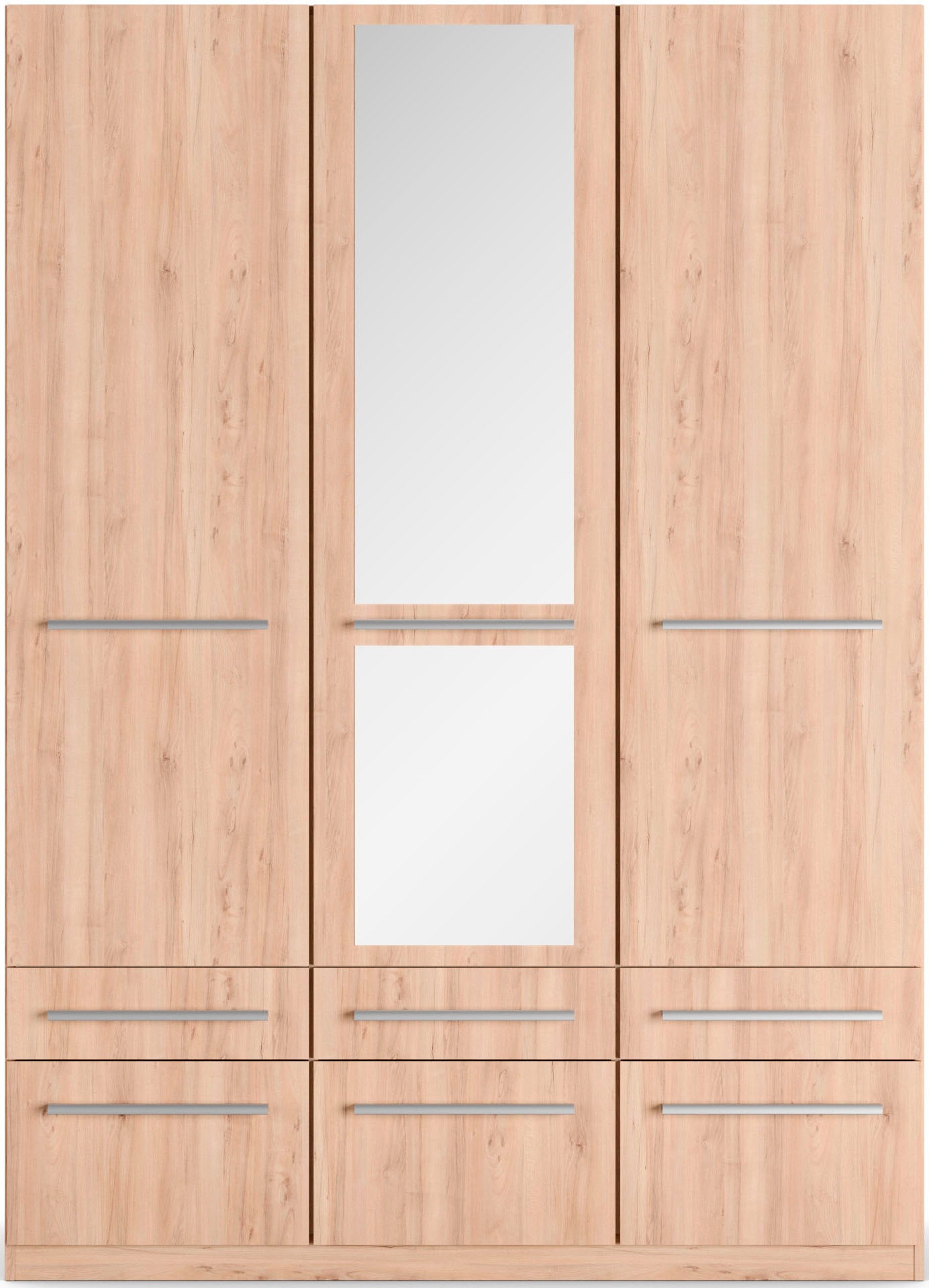 priess Kleiderschrank »Schrank Garderobe Wäscheschrank Barcelona in 5 Breiten«, viel Stauraum, geräumige Schubkästen, mit Spiegel, MADE IN GERMANY
