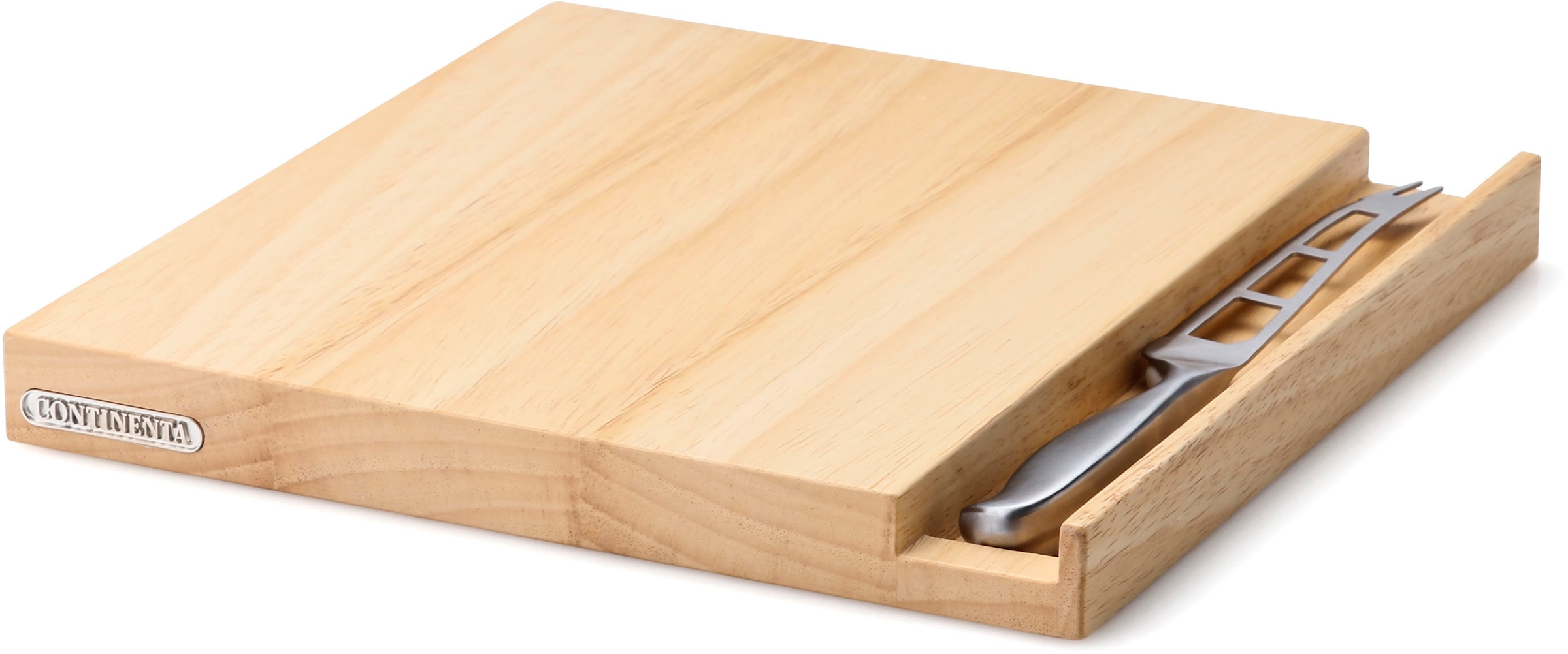 Continenta Käsebrett »mit Messer, Gummibaum« hochwertige Verarbeitung, inkl günstig online kaufen