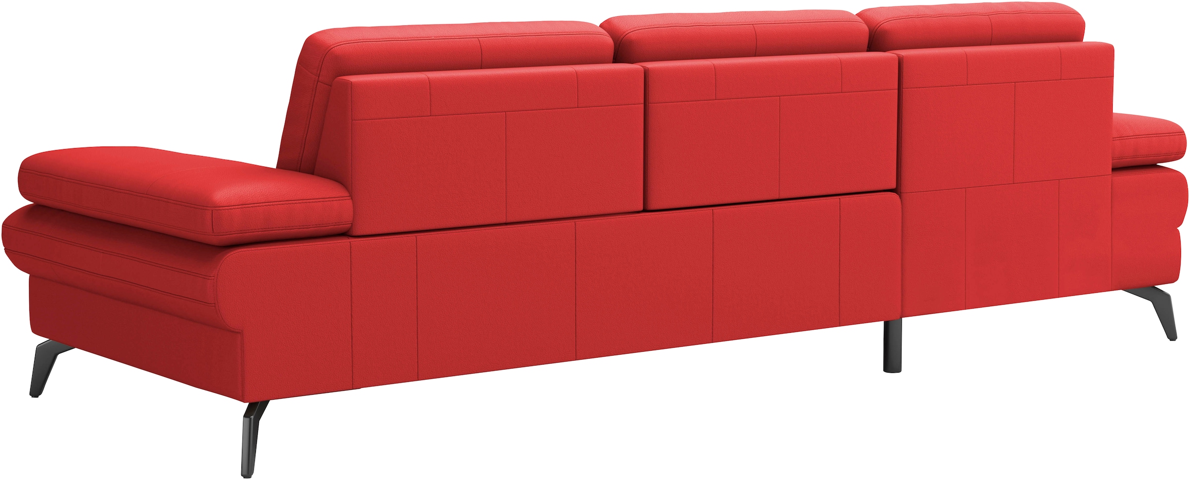 sit&more Ecksofa »Morris L-Form, inkl. Sitztiefenverstellung«, wahlweise mit Armteilverstellung, Bettfunktion & Bettkasten