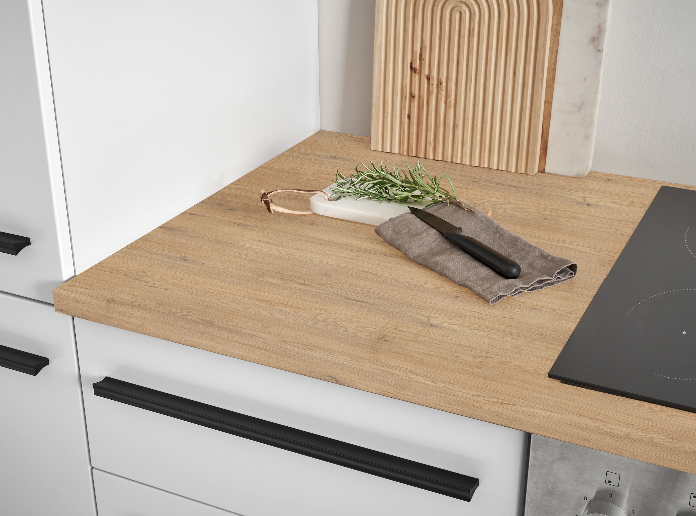BASIC by Balculina Eckunterschrank »Denver, Küchenschrank BxHxT 112 x 90 x 60« 1 Stk. tlg. Breite 110cm, Softclose für Tür,