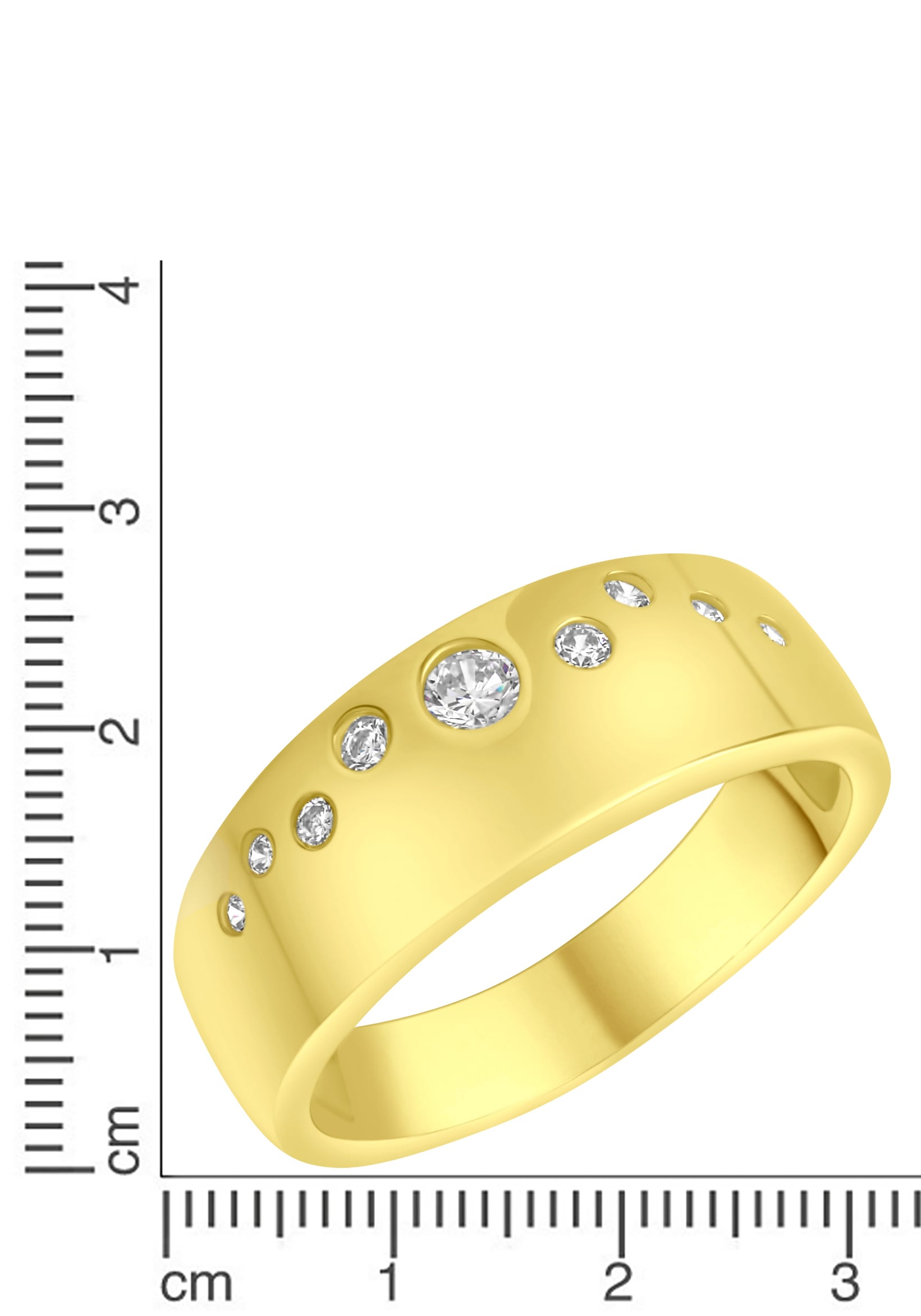 Firetti Fingerring »Schmuck Geschenk Silber 925 Silberring Sternenhimmel«, mit Zirkonia (synth.)