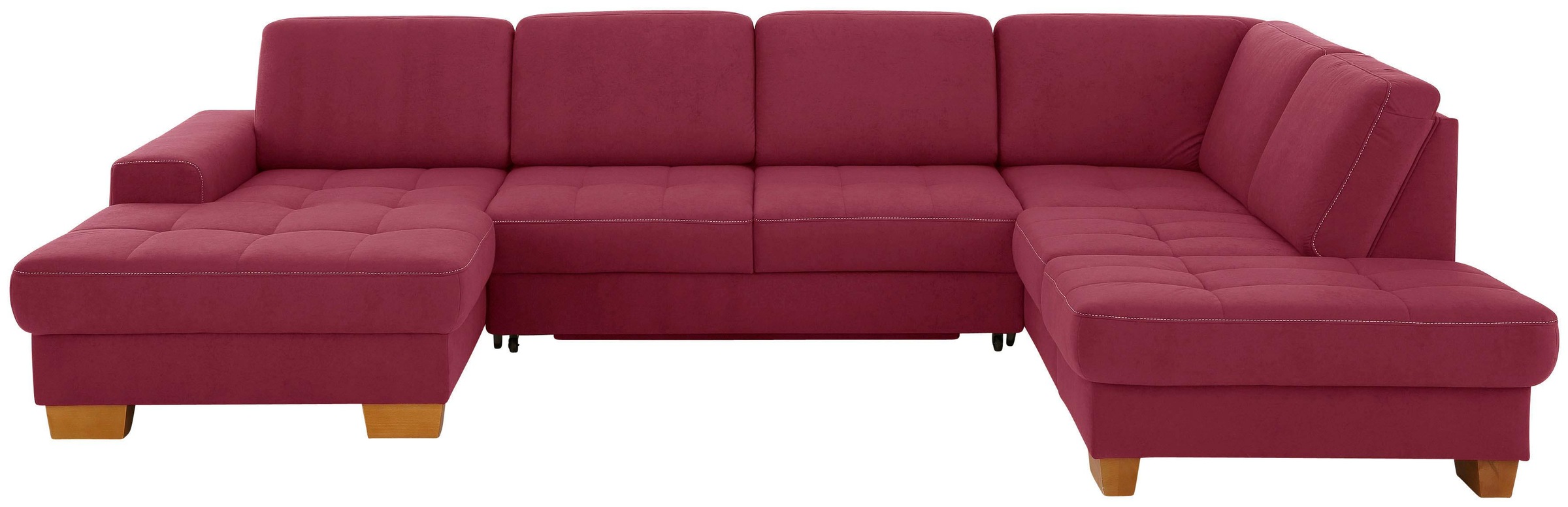 Home affaire Wohnlandschaft »Puccini U-Form« mit Federkern, Sitztiefenverst günstig online kaufen