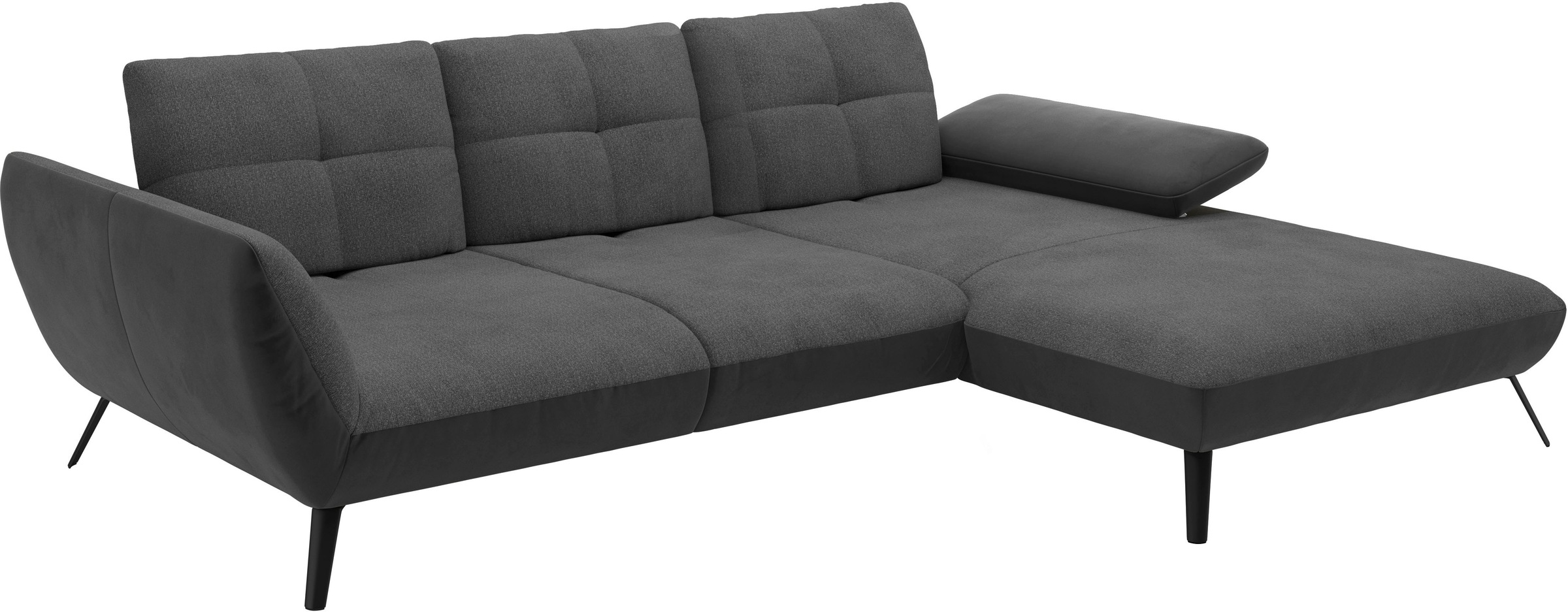 Places of Style Ecksofa »Mikado L-Form«, inkl. Sitztiefenverstellung und Armteilverstellung