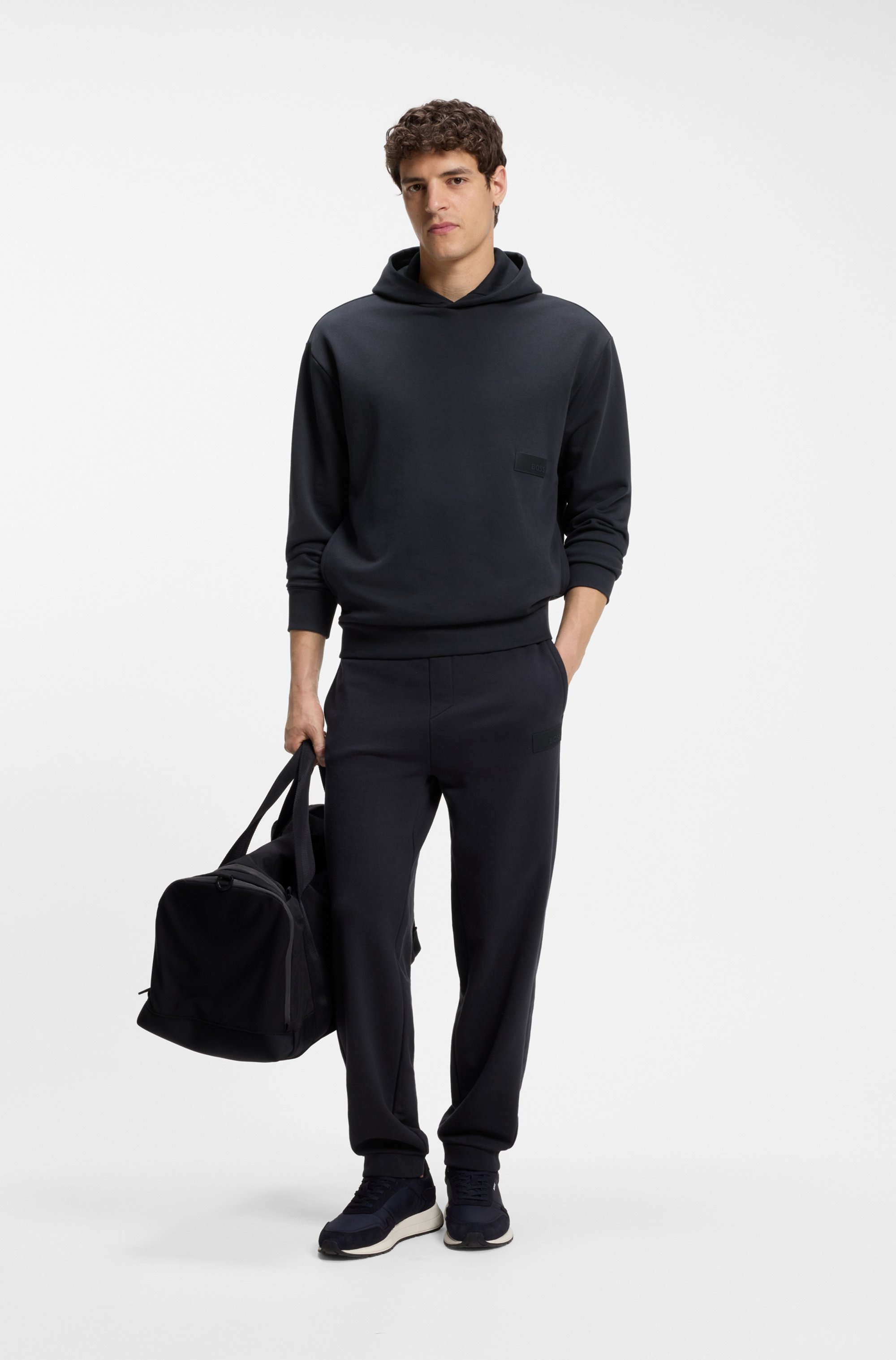 BOSS GREEN Sweathose  elastischer Bund, Relaxed Fit, Baumwoll-Mix