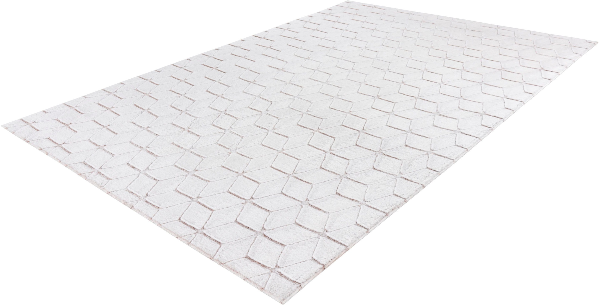 calo-deluxe Teppich »Jardan-1000«, rechteckig, 20 mm Höhe, besonders weich durch Microfaser, Wohnzimmer