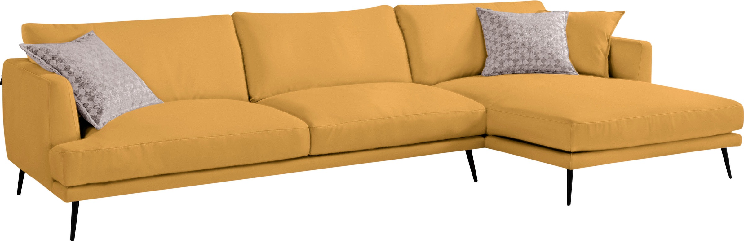 Egoitaliano Ecksofa »Sophia, Designsofa mit extrakomfortablem Sitzkomfort«, günstig online kaufen