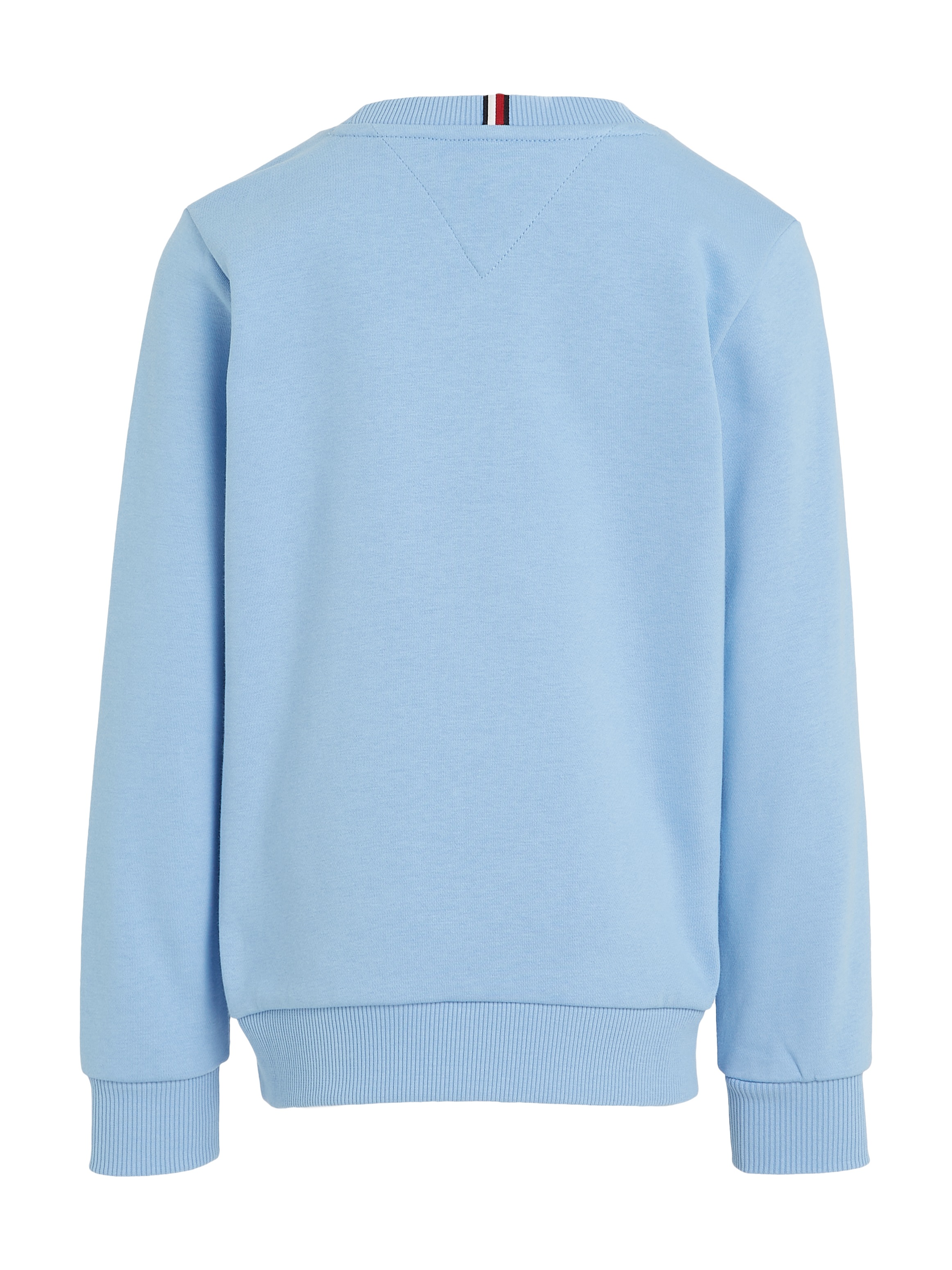 Tommy Hilfiger Sweatshirt »MONOTYPE FLOCK REG SWEATSHIRT«, Kinder bis 16 Jahre mit Logoschirftzug