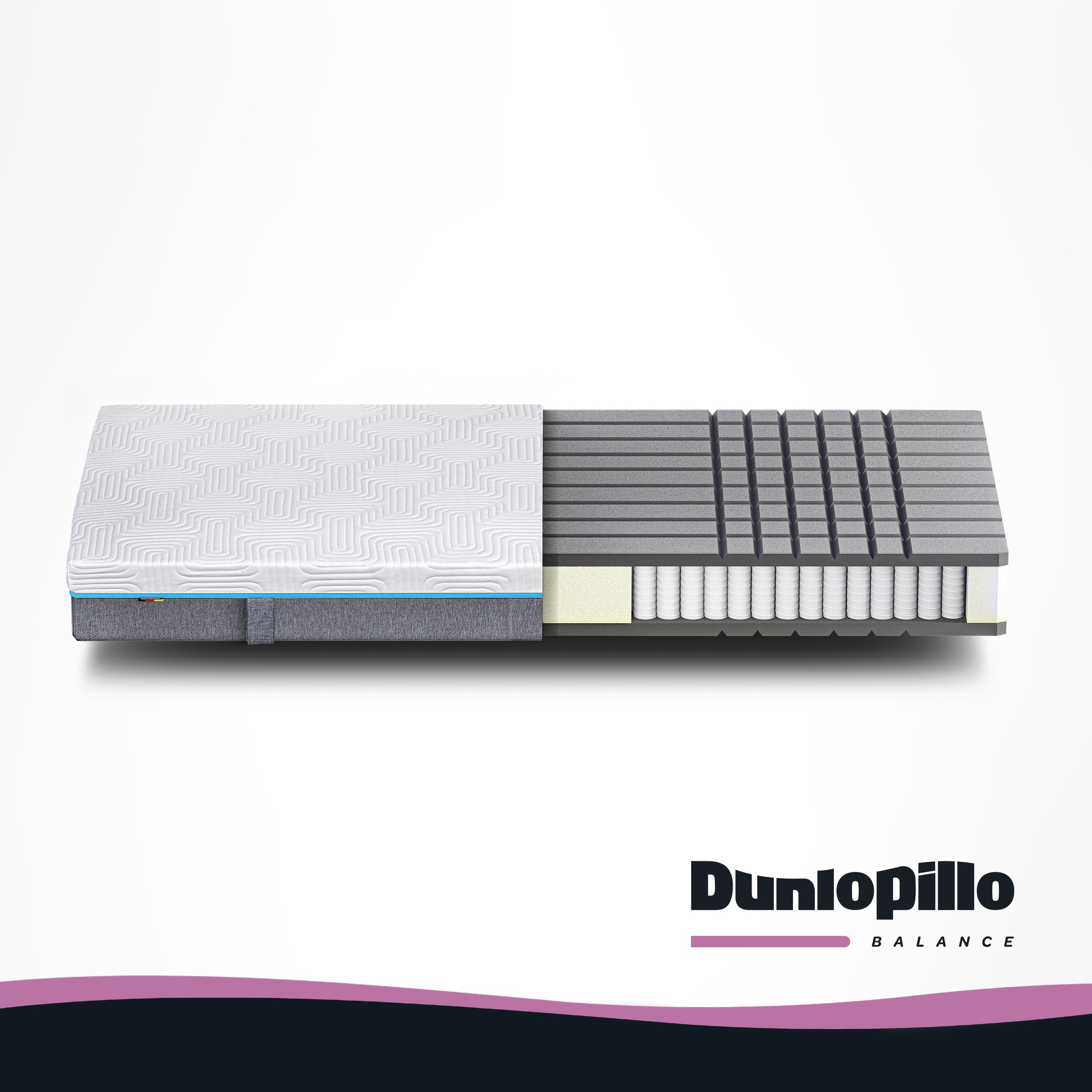 Dunlopillo Taschenfederkernmatratze »Dunlopillo Balance T« 23 cm hoch 1 Stk. tlg.