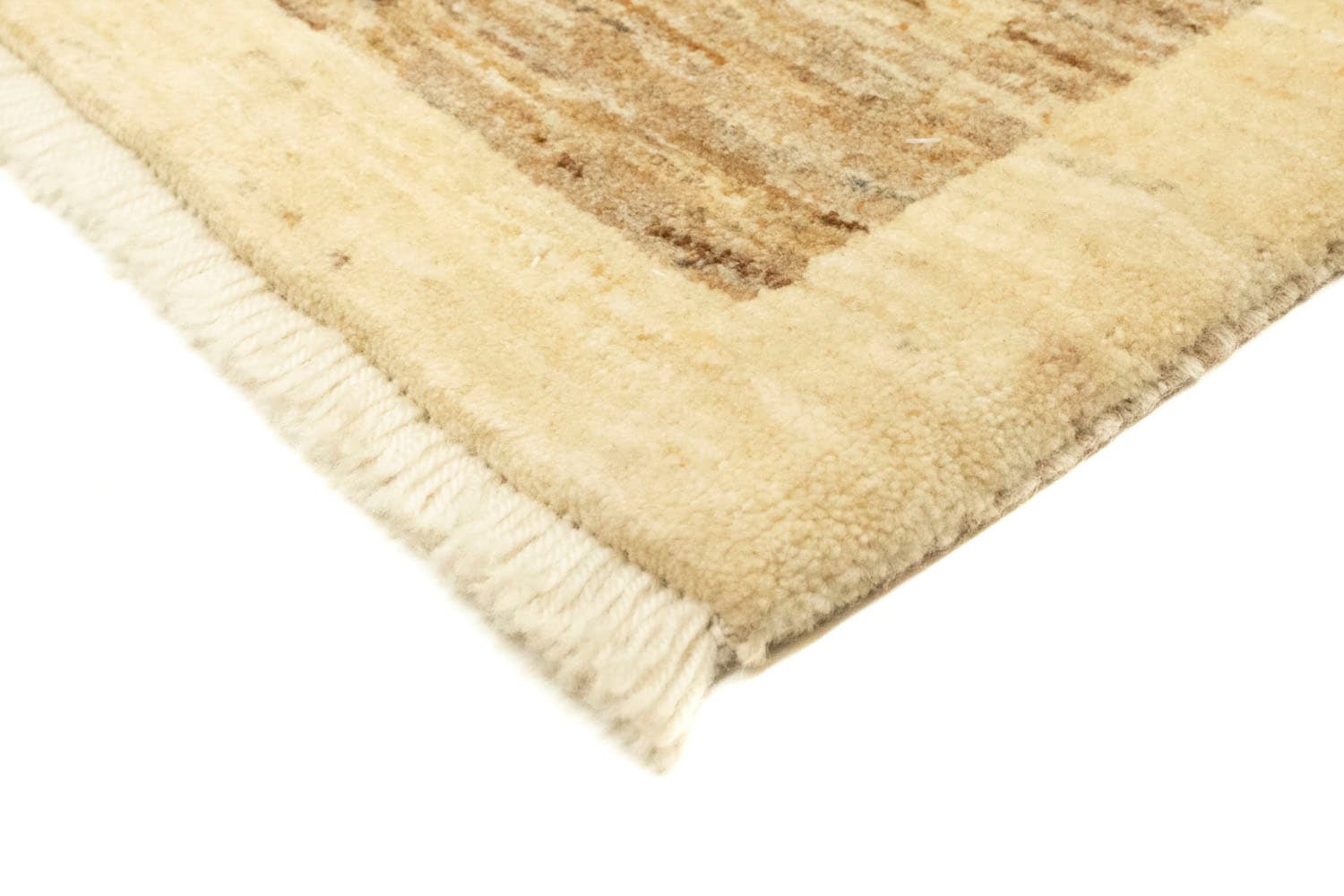 morgenland Wollteppich »Loribaft Streifen Beige 248 x 168 cm«, rechteckig, günstig online kaufen