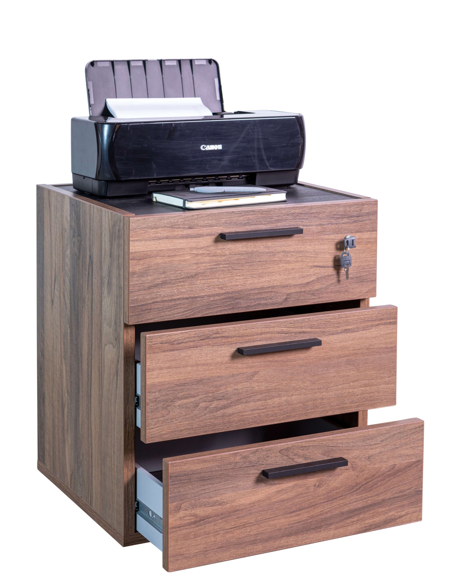 Composad Rollcontainer »DAVINCI«, mit 3 Schubladen, davon 1 abschließbar, (B/T/H): ca. 50x47,2x61,2 cm