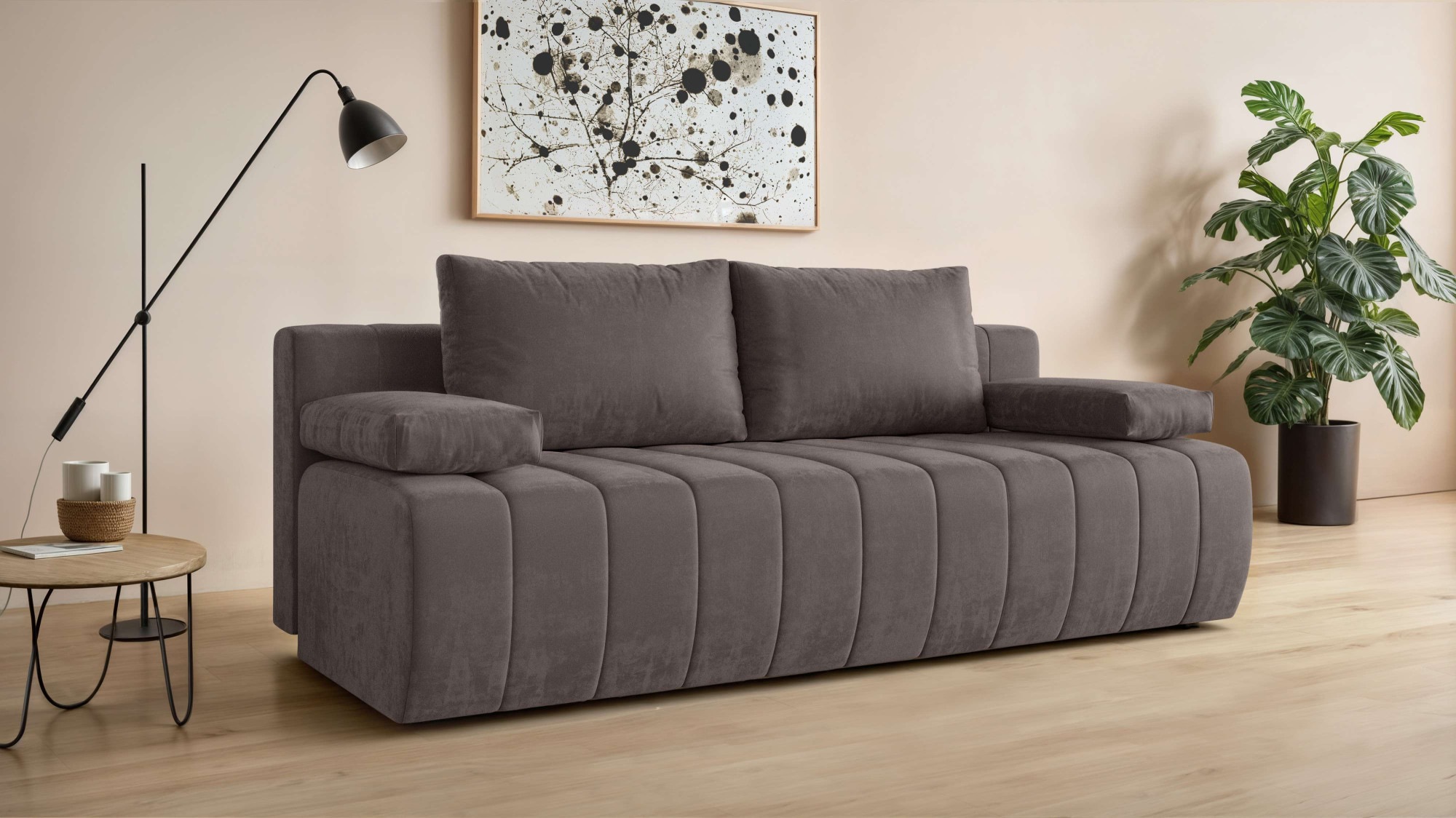 Home affaire 3-Sitzer »LOVENDY Schlafsofa mit Bettkasten, Breite 195cm, Lie günstig online kaufen