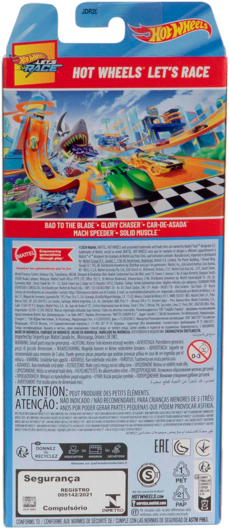Hot Wheels Spielzeug-Auto »Hot Wheels Let's Race«, (Set, 5 tlg.)