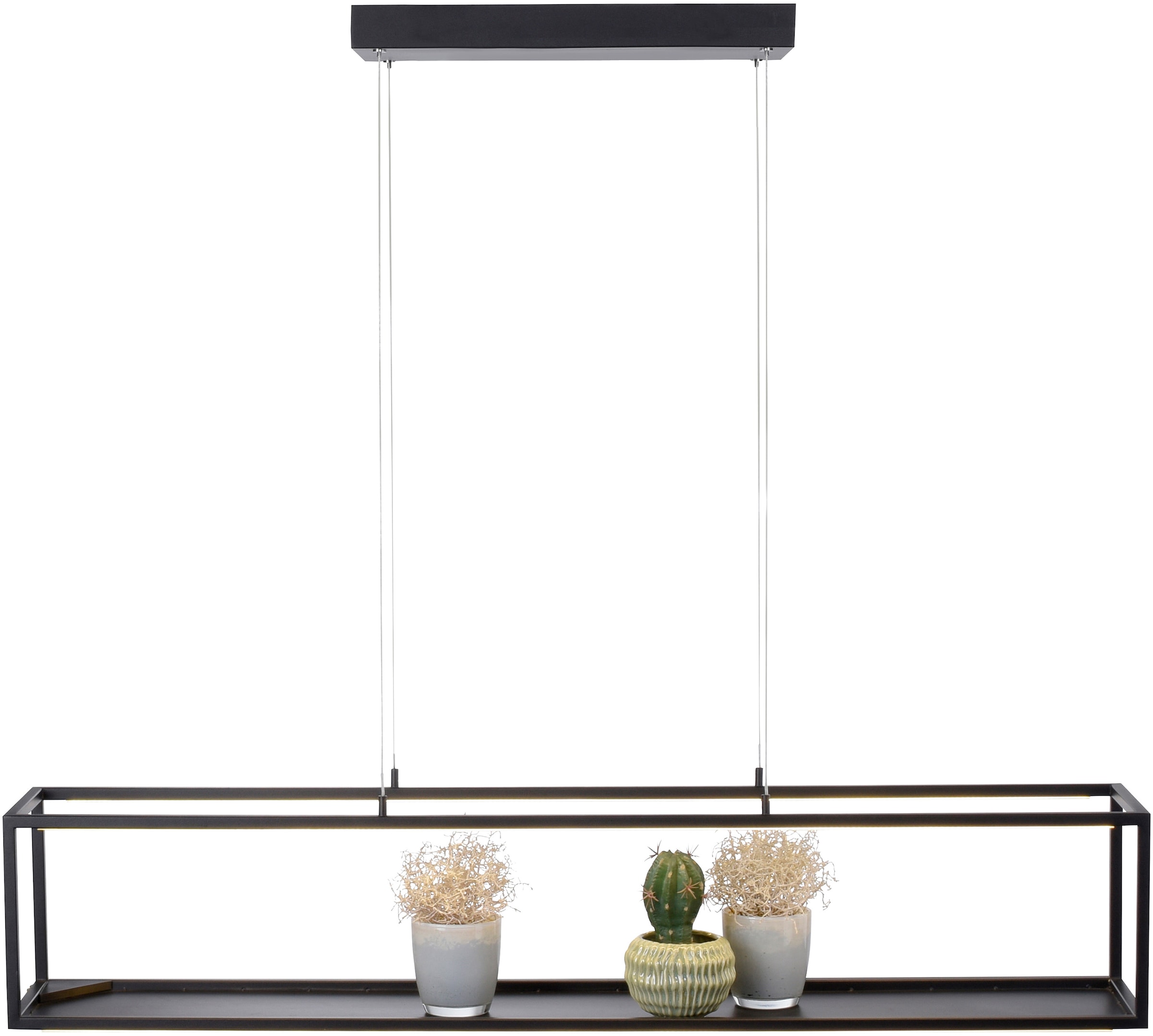 Places of Style LED Pendelleuchte »Cashel«, 4 flammig, Leuchtmittel LED-Board | LED fest integriert, LED Pendelleuchte, warmweißes Licht, 3000 K, inkl 3-Stufen-Touchdimmer