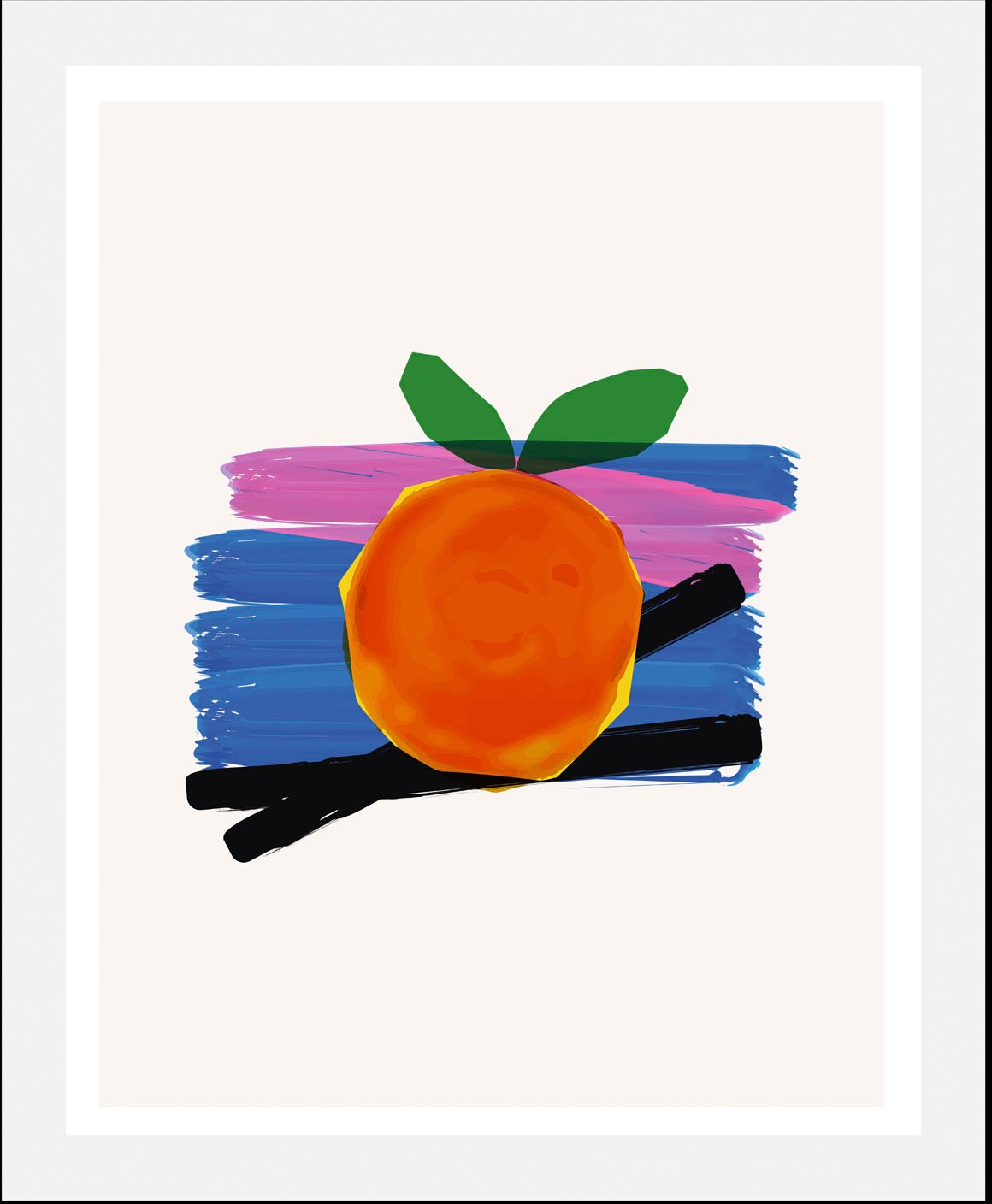 queence Bild »Fips«, Obst-Obst Bilder-Essen-Lebensmittel-Kunst-Abstrakt, (1 günstig online kaufen