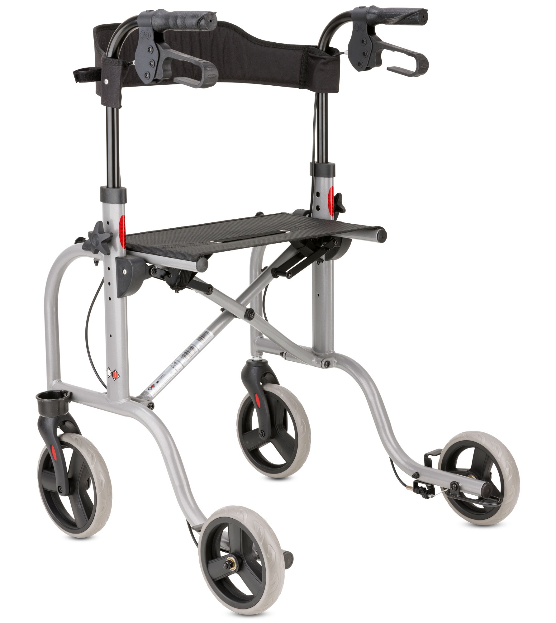 Bischoff & Bischoff Rollator »RL-Smart ST«, Mit Stockhalter und einer großen, abnehmbaren Netztasche