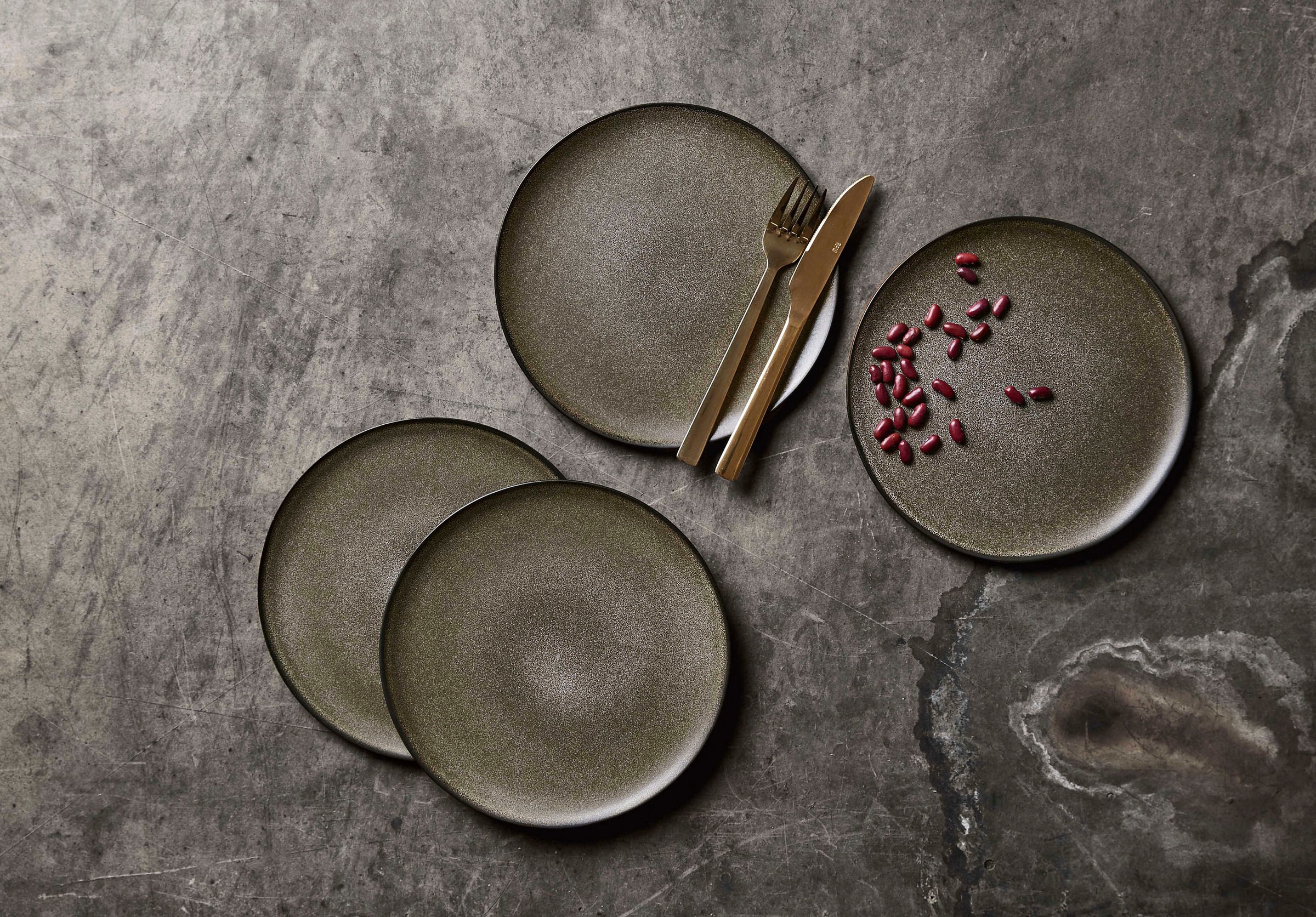 aida RAW Frühstücksteller »RAW«, (Set, 6 St.), Steinzeug, Ø 23 cm günstig online kaufen